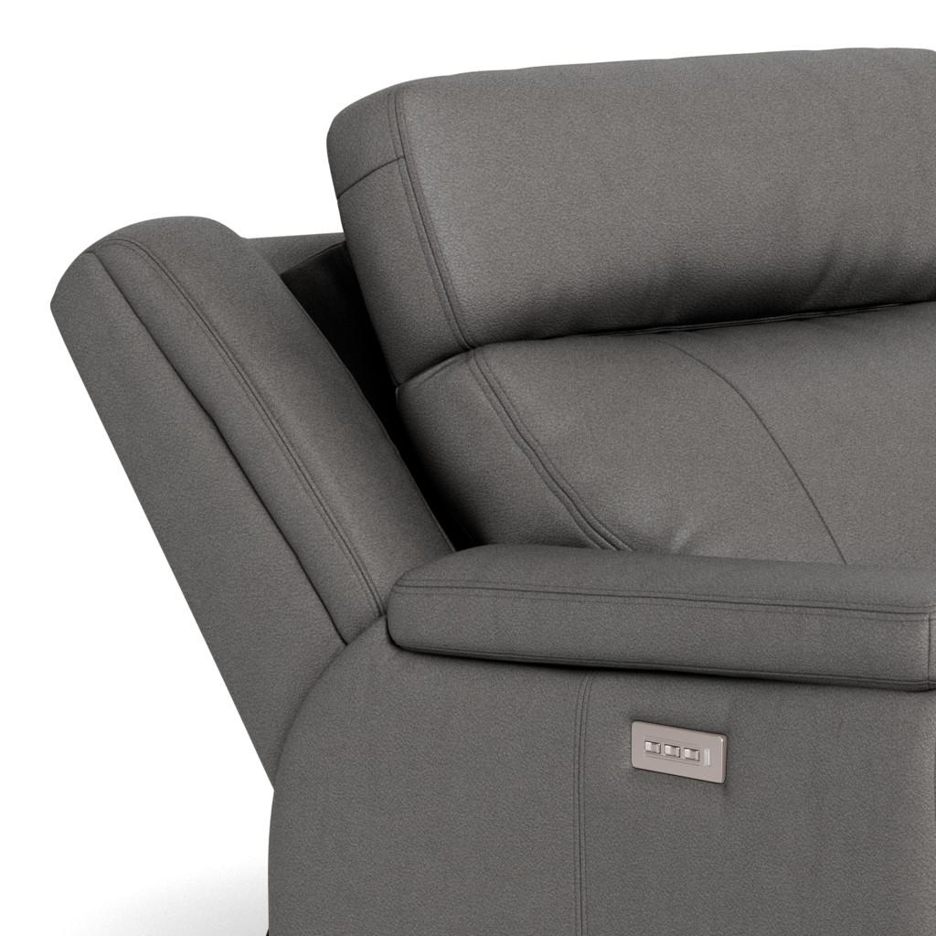Palliser Asher 41065-L9 Wallhugger Power Recliner w/ Power Lumbar - Bali Rainstorm Match IMAGE 13