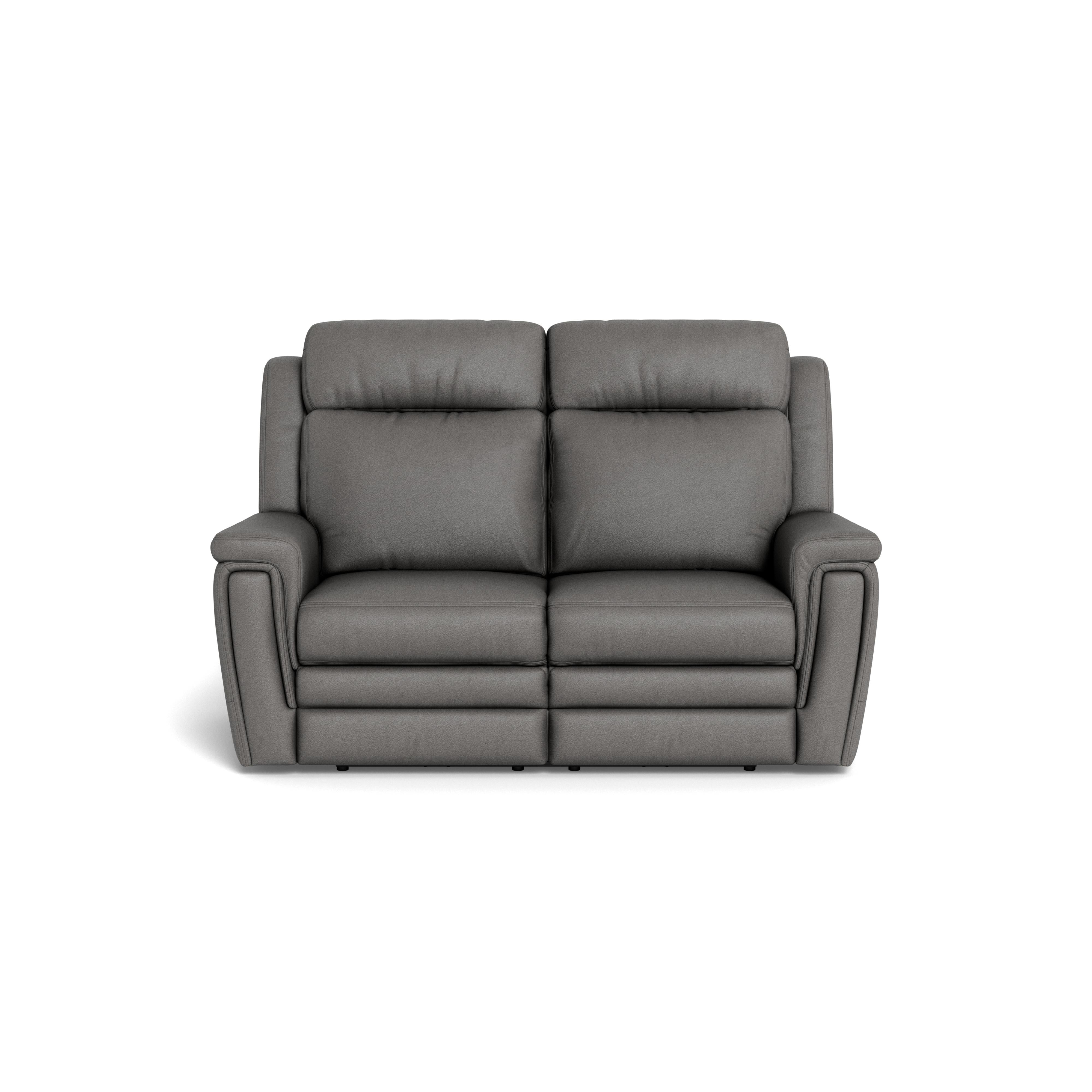 Palliser Asher 41065-L7 Power Reclining Loveseat with Lumbar Support - Bali Rainstorm Match IMAGE 1