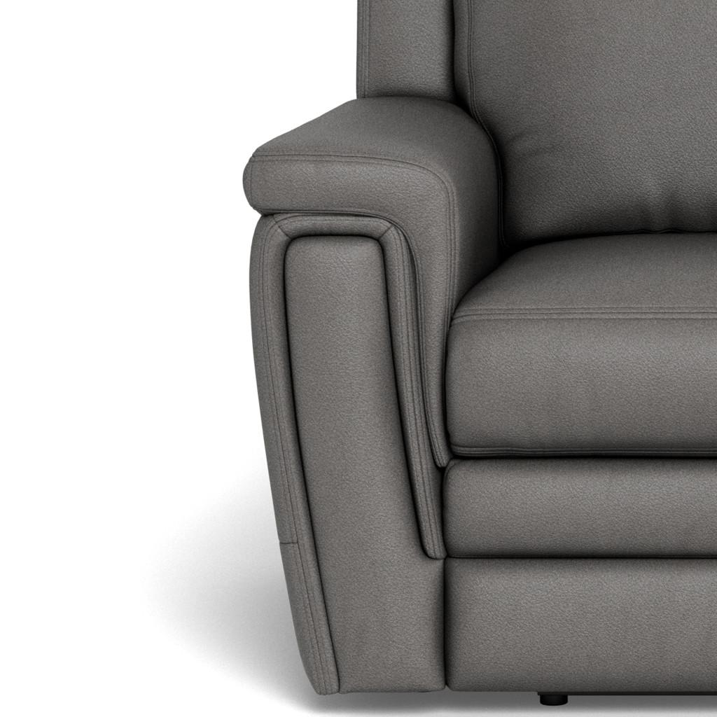Palliser Asher 41065-L7 Power Reclining Loveseat with Lumbar Support - Bali Rainstorm Match IMAGE 12