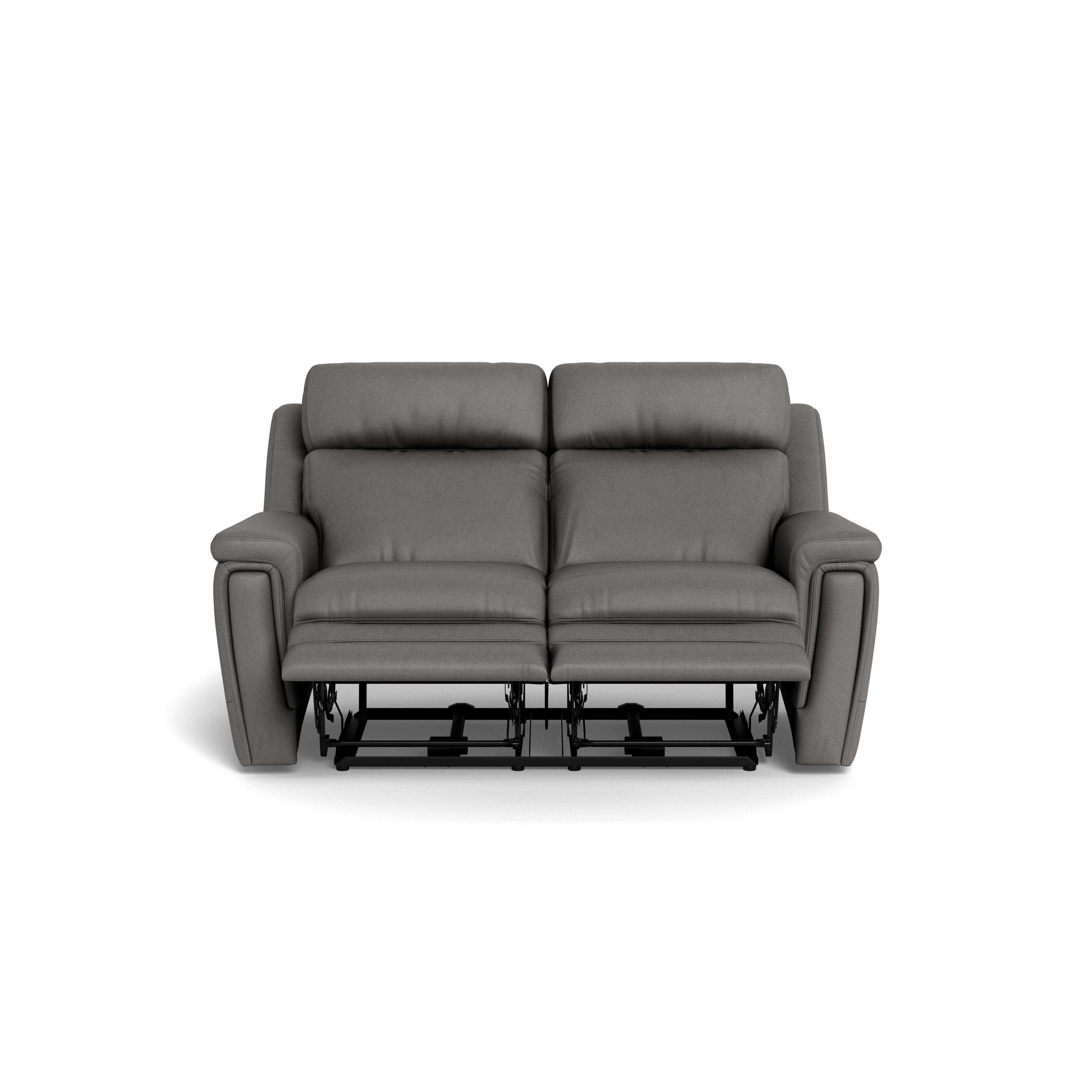 Palliser Asher 41065-L7 Power Reclining Loveseat with Lumbar Support - Bali Rainstorm Match IMAGE 2