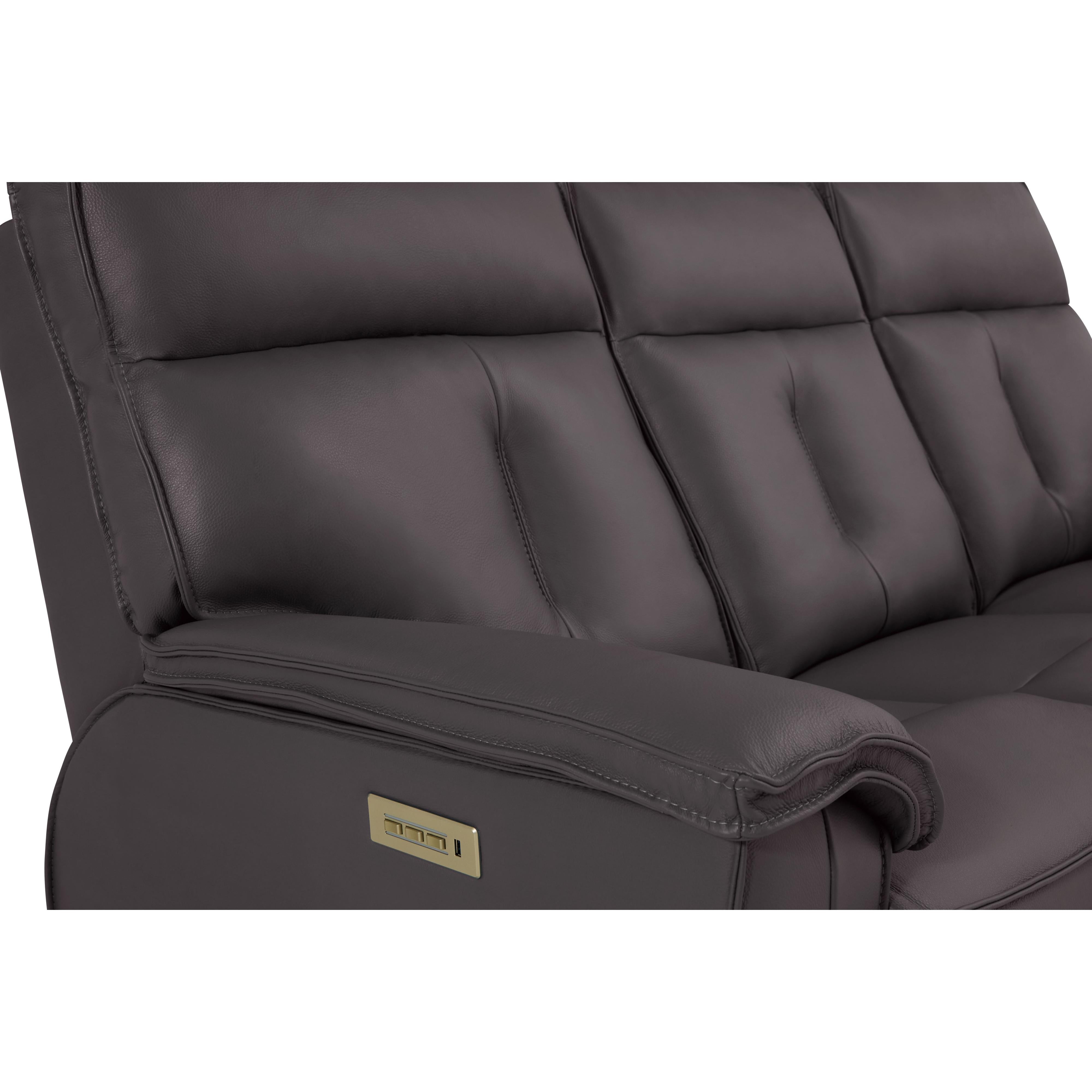 Palliser Oakley 41187-L6 Power Sofa Recliner with Power Headrest & Lumbar - Bali Carob Match IMAGE 13