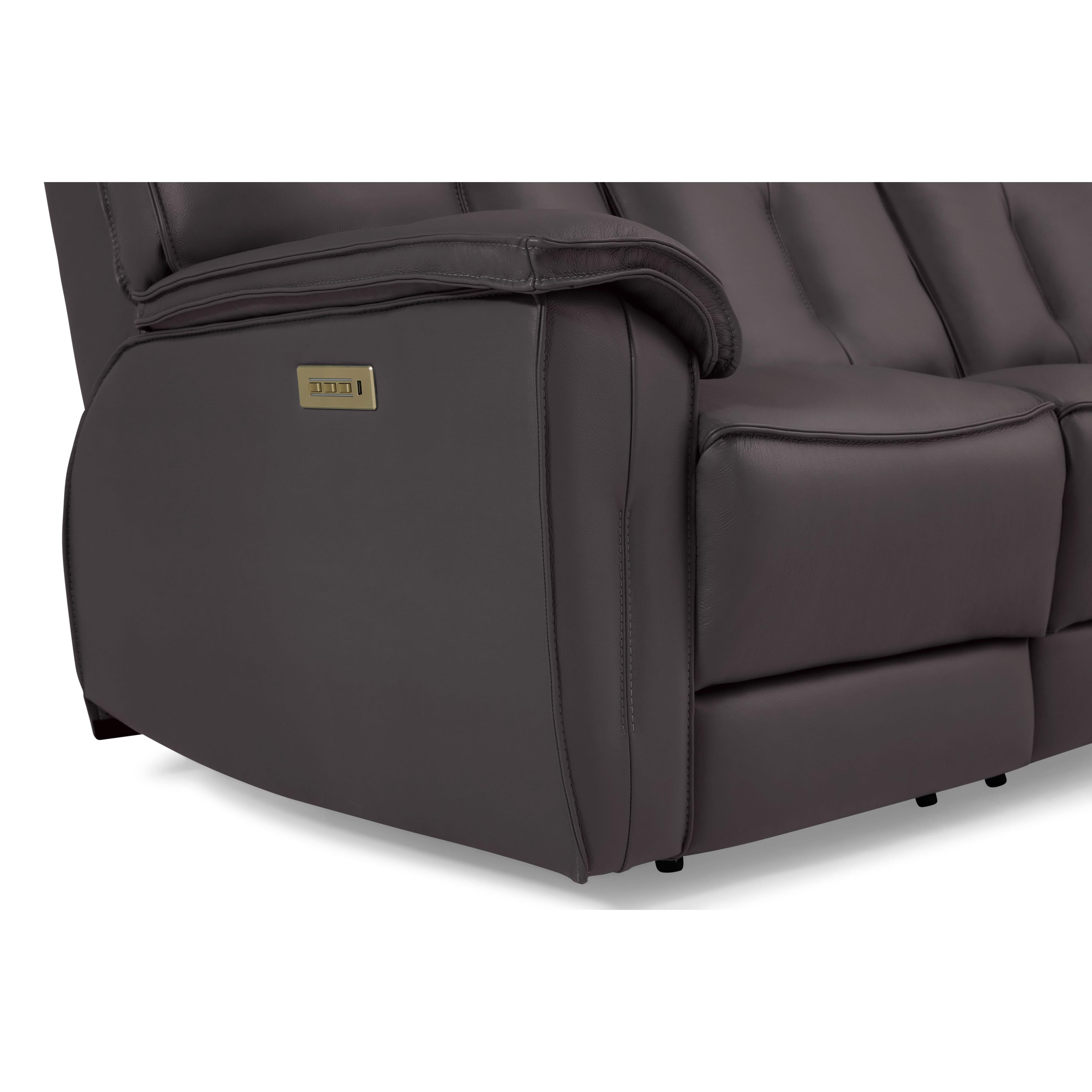 Palliser Oakley 41187-L6 Power Sofa Recliner with Power Headrest & Lumbar - Bali Carob Match IMAGE 15