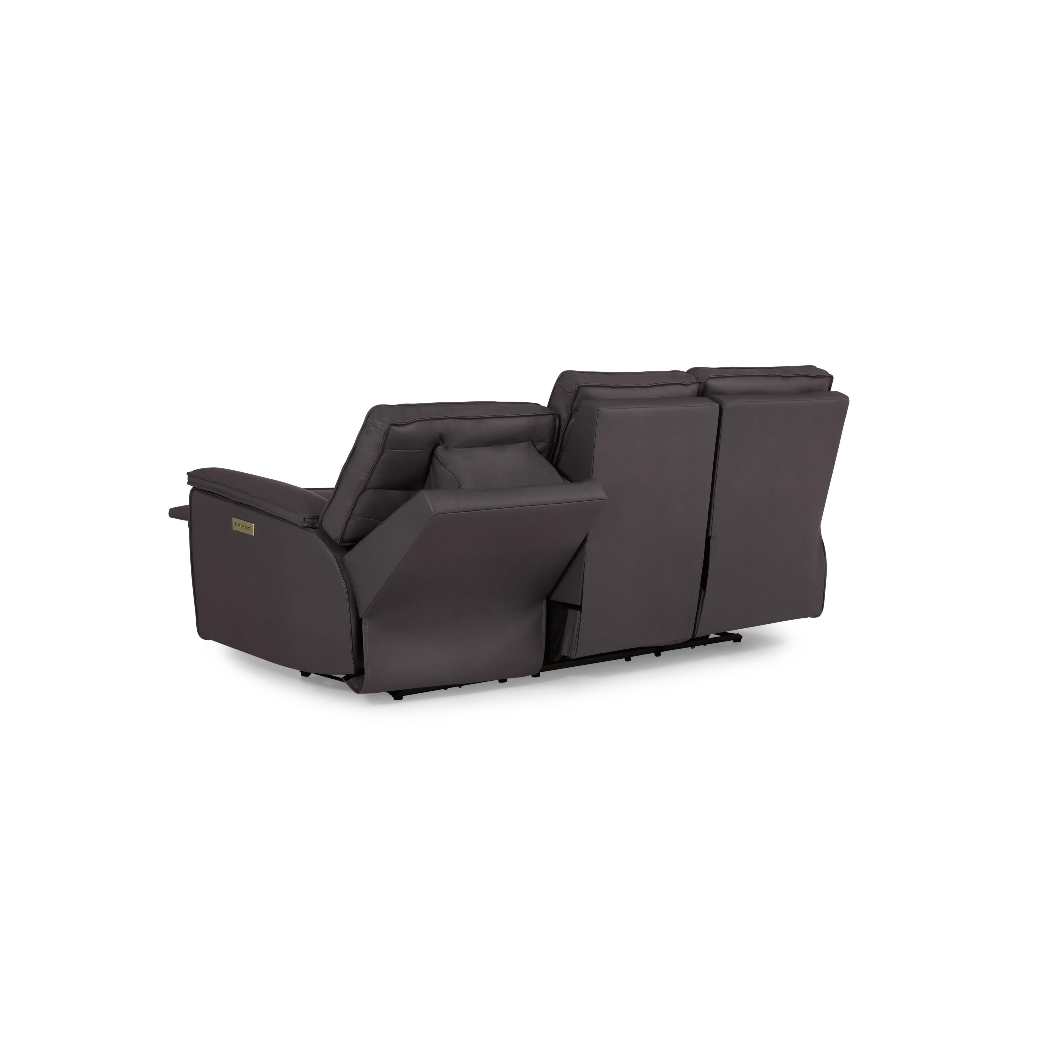 Palliser Oakley 41187-L6 Power Sofa Recliner with Power Headrest & Lumbar - Bali Carob Match IMAGE 9