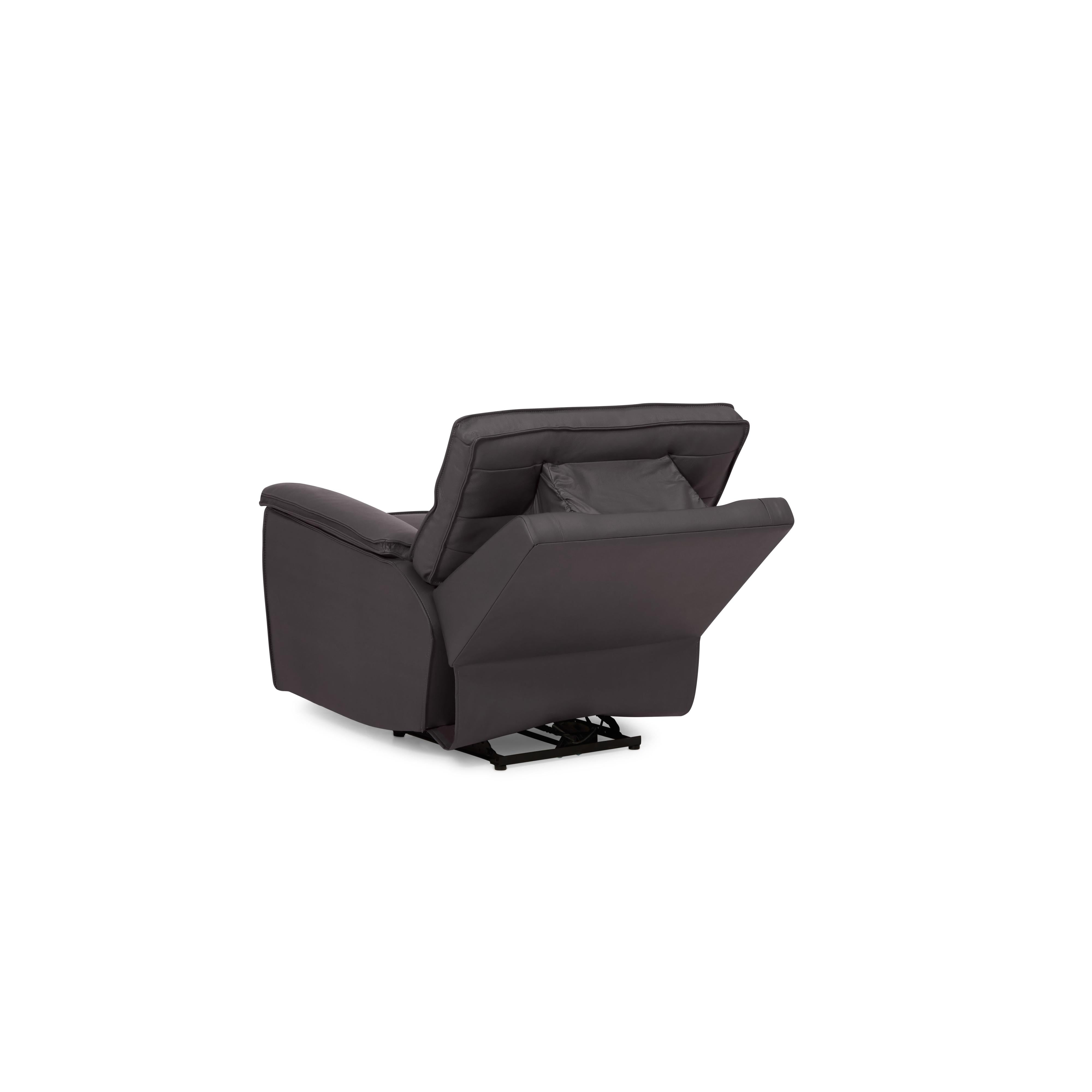 Palliser Oakley 41187-L9 Wallhugger Power Recliner with Power Headrest & Lumbar - Bali Carob Match IMAGE 7