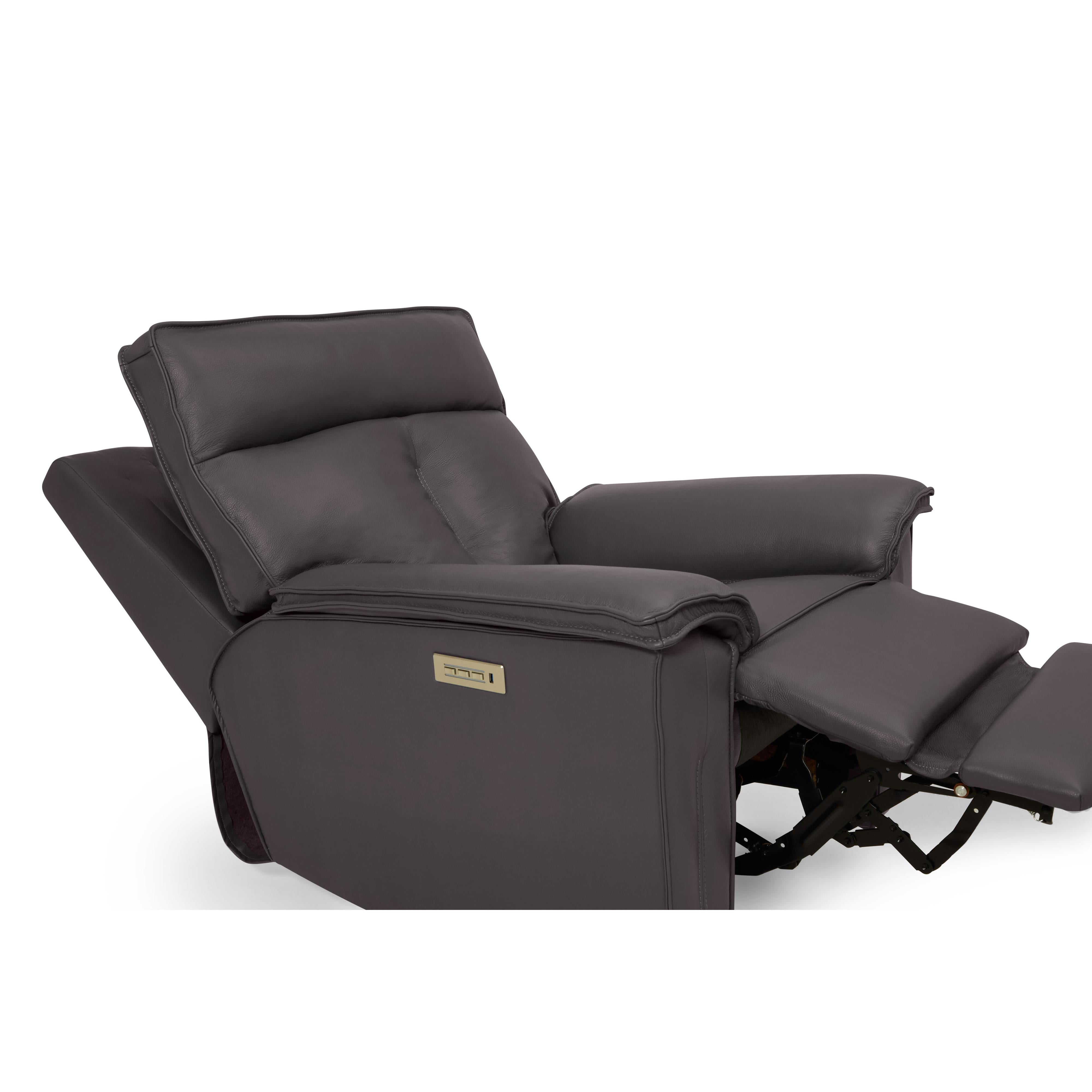 Palliser Oakley 41187-L9 Wallhugger Power Recliner with Power Headrest & Lumbar - Bali Carob Match IMAGE 9