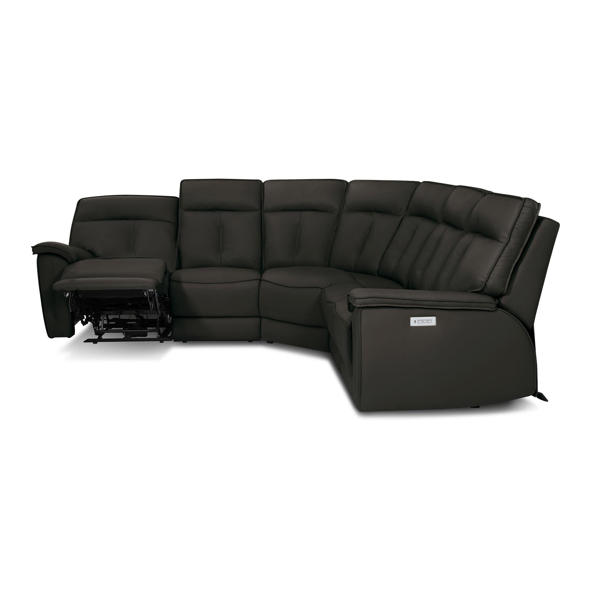 Palliser Oakley 41187 5 pc Power Sectional - Bali Carob Match IMAGE 4