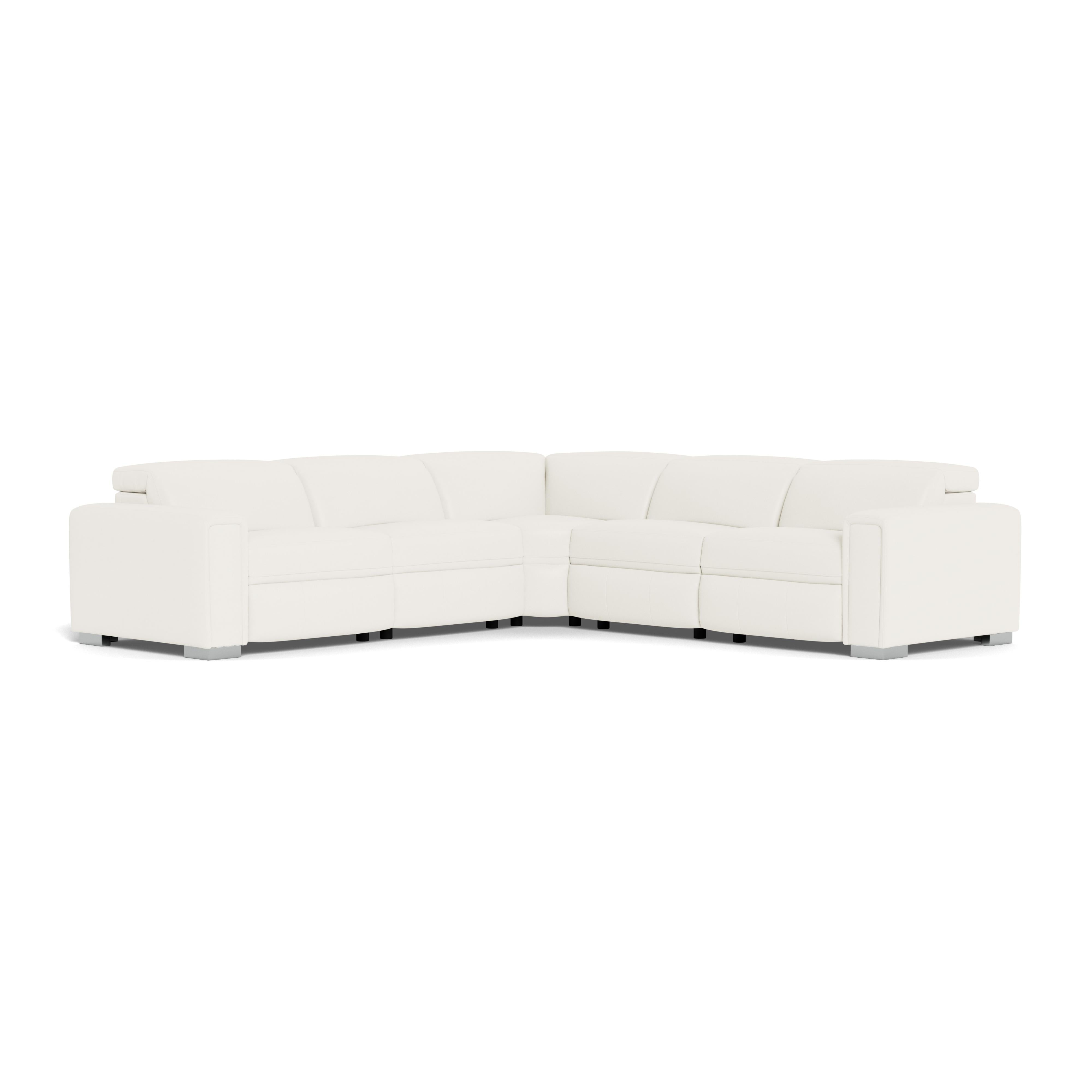 Palliser Titan 44004 5 pc Power Sectional - Valencia Snow Match IMAGE 1