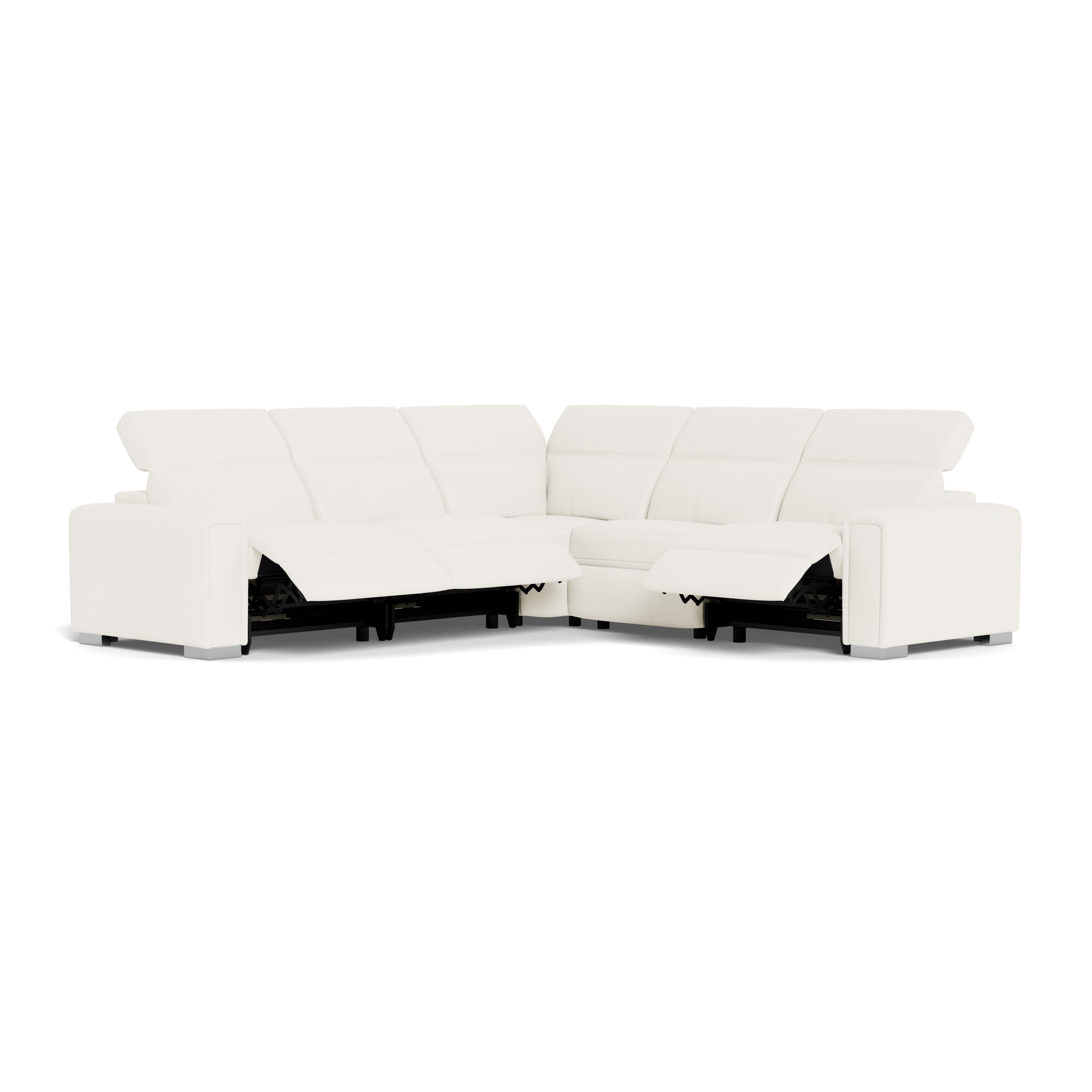 Palliser Titan 44004 5 pc Power Sectional - Valencia Snow Match IMAGE 2