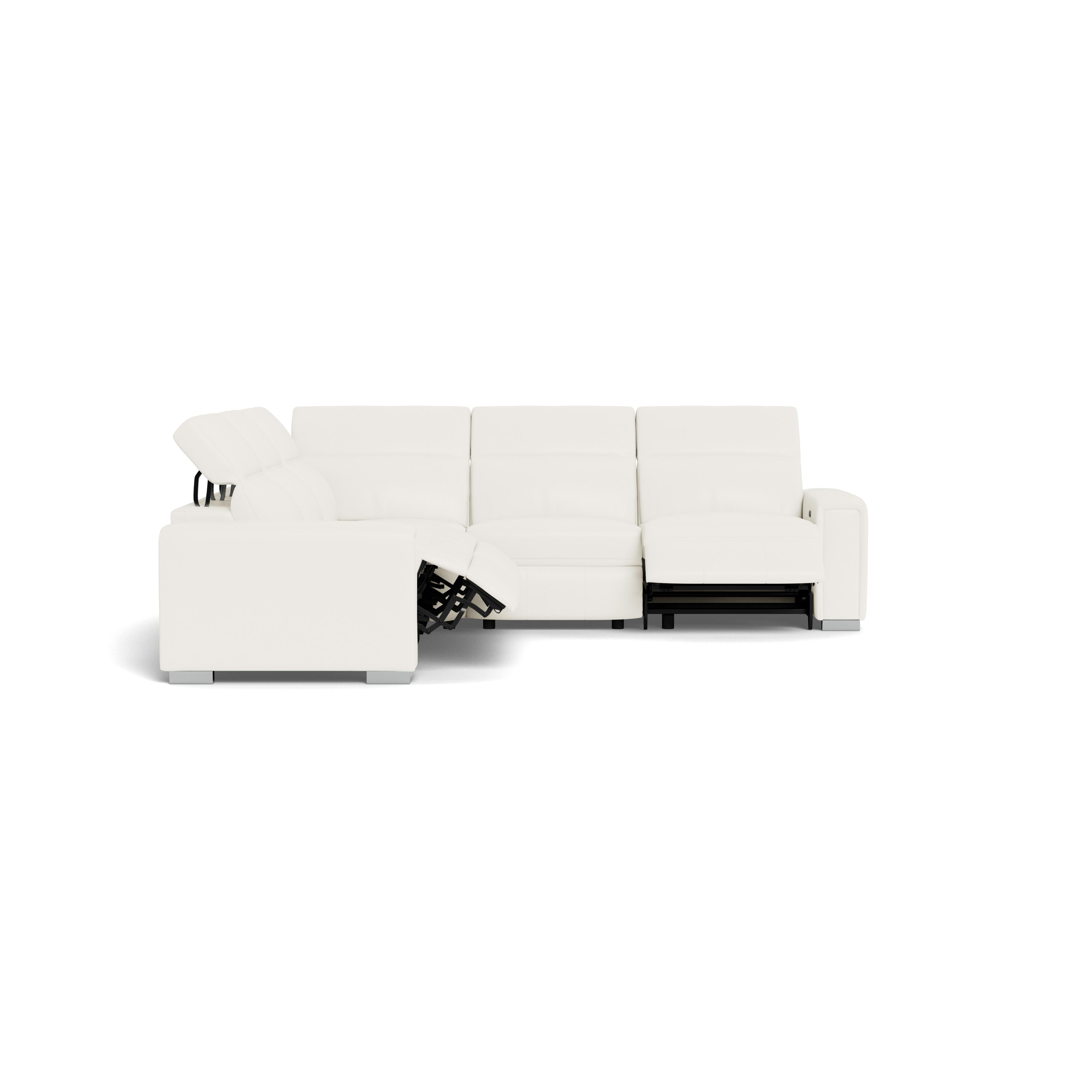Palliser Titan 44004 5 pc Power Sectional - Valencia Snow Match IMAGE 4