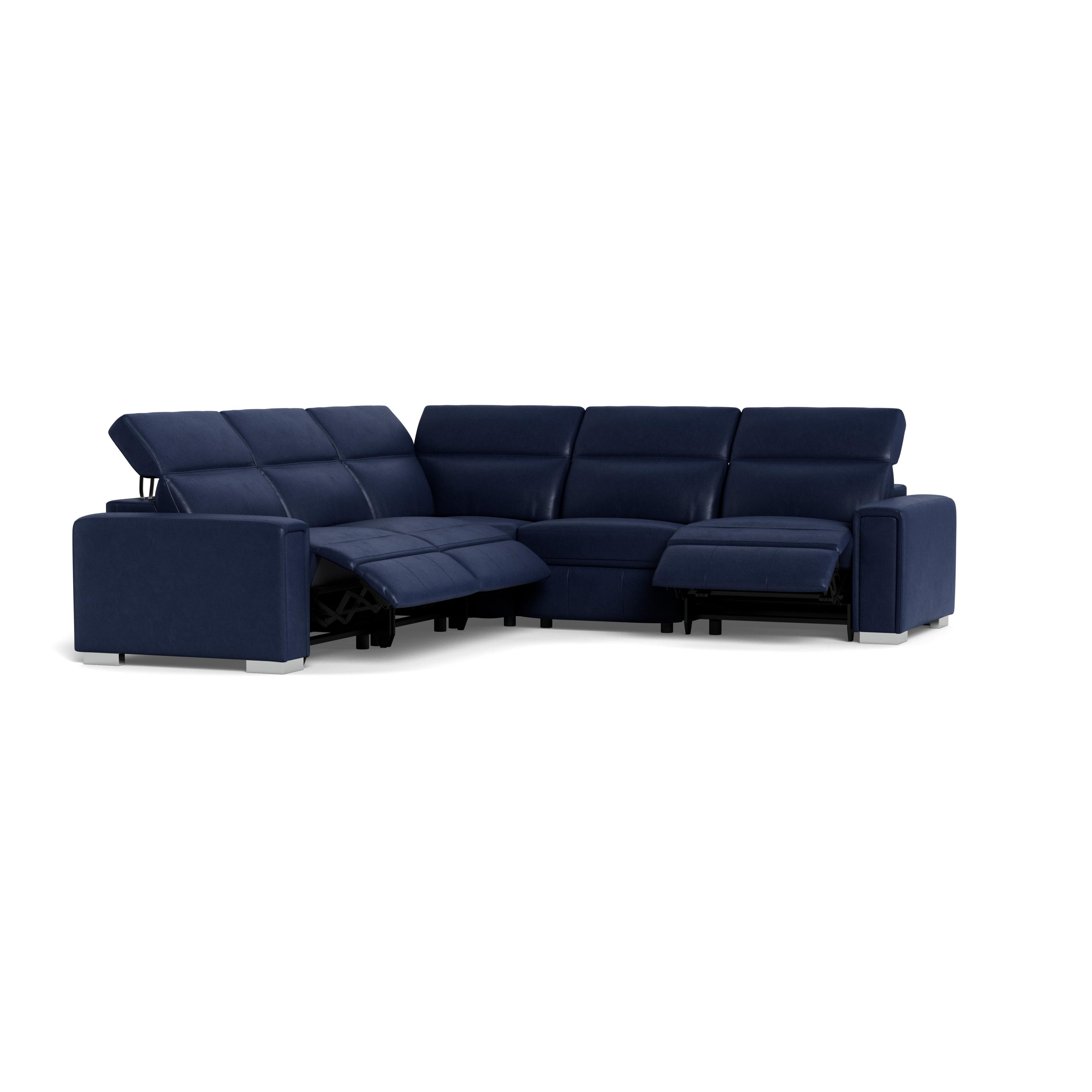 Palliser Titan 44004 5 pc Power Sectional - Valencia Sapphire Match IMAGE 10