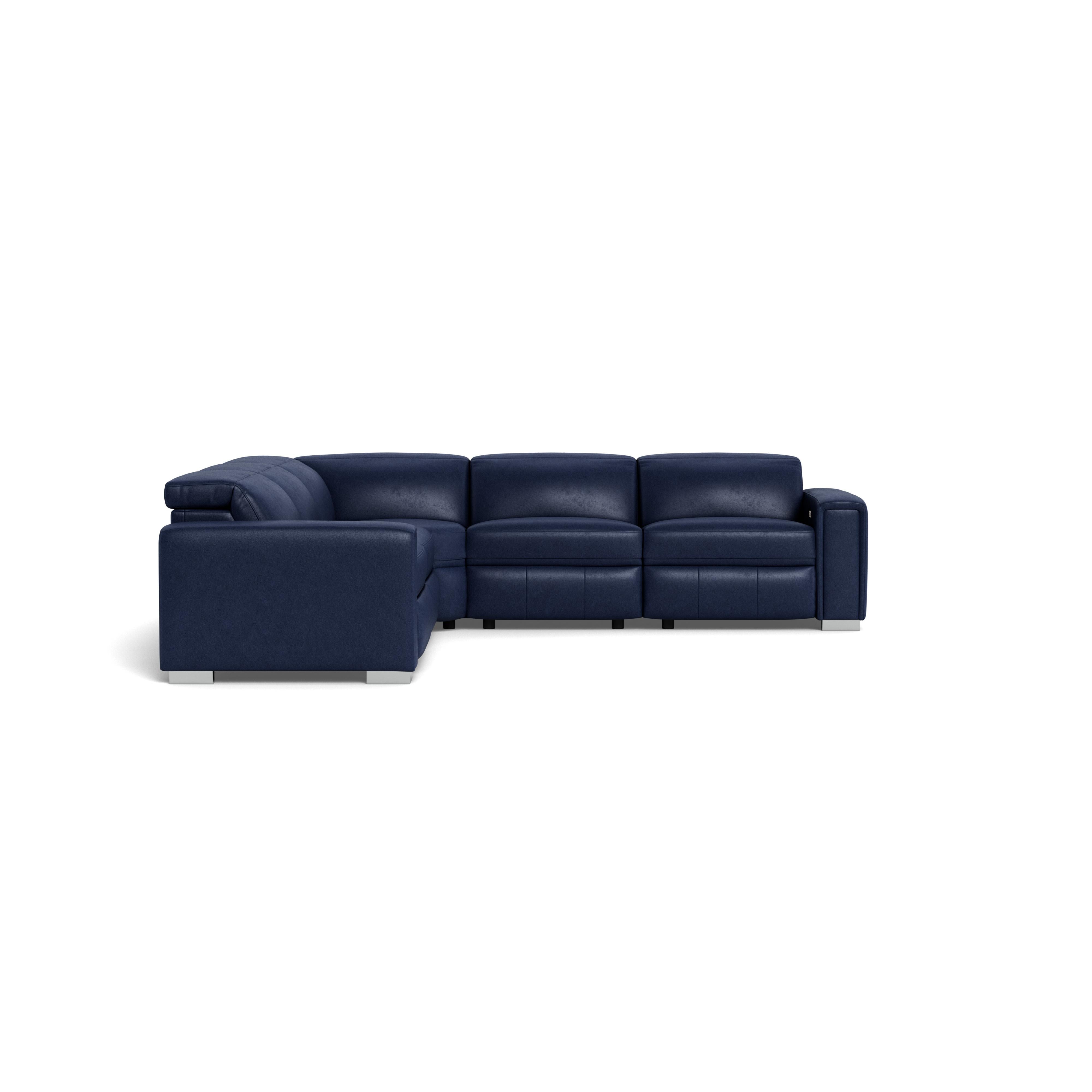 Palliser Titan 44004 5 pc Power Sectional - Valencia Sapphire Match IMAGE 3
