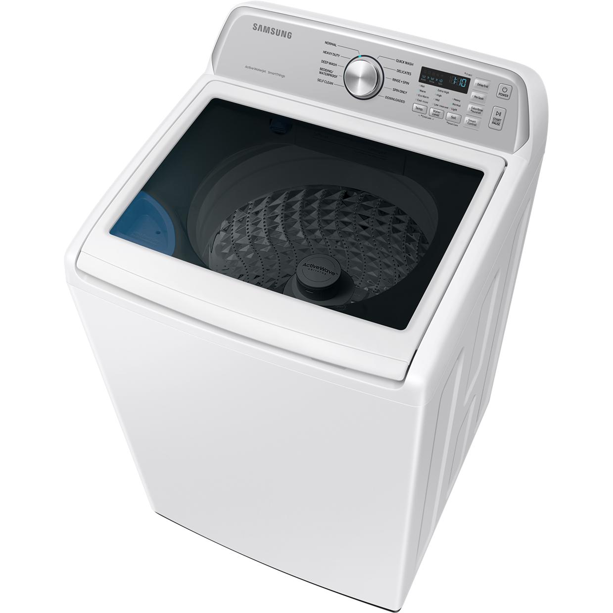 Samsung 5.3 cu. ft. Top Loading Washer with Smart Things Wi-Fi WA46CG3505AWA4 IMAGE 3