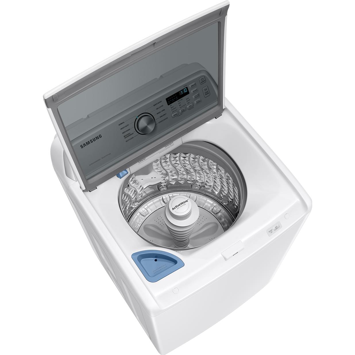 Samsung 5.3 cu. ft. Top Loading Washer with Smart Things Wi-Fi WA46CG3505AWA4 IMAGE 4