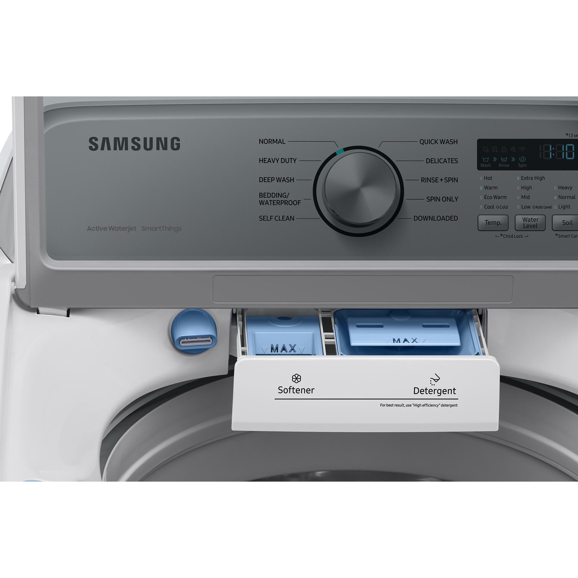 Samsung 5.3 cu. ft. Top Loading Washer with Smart Things Wi-Fi WA46CG3505AWA4 IMAGE 8