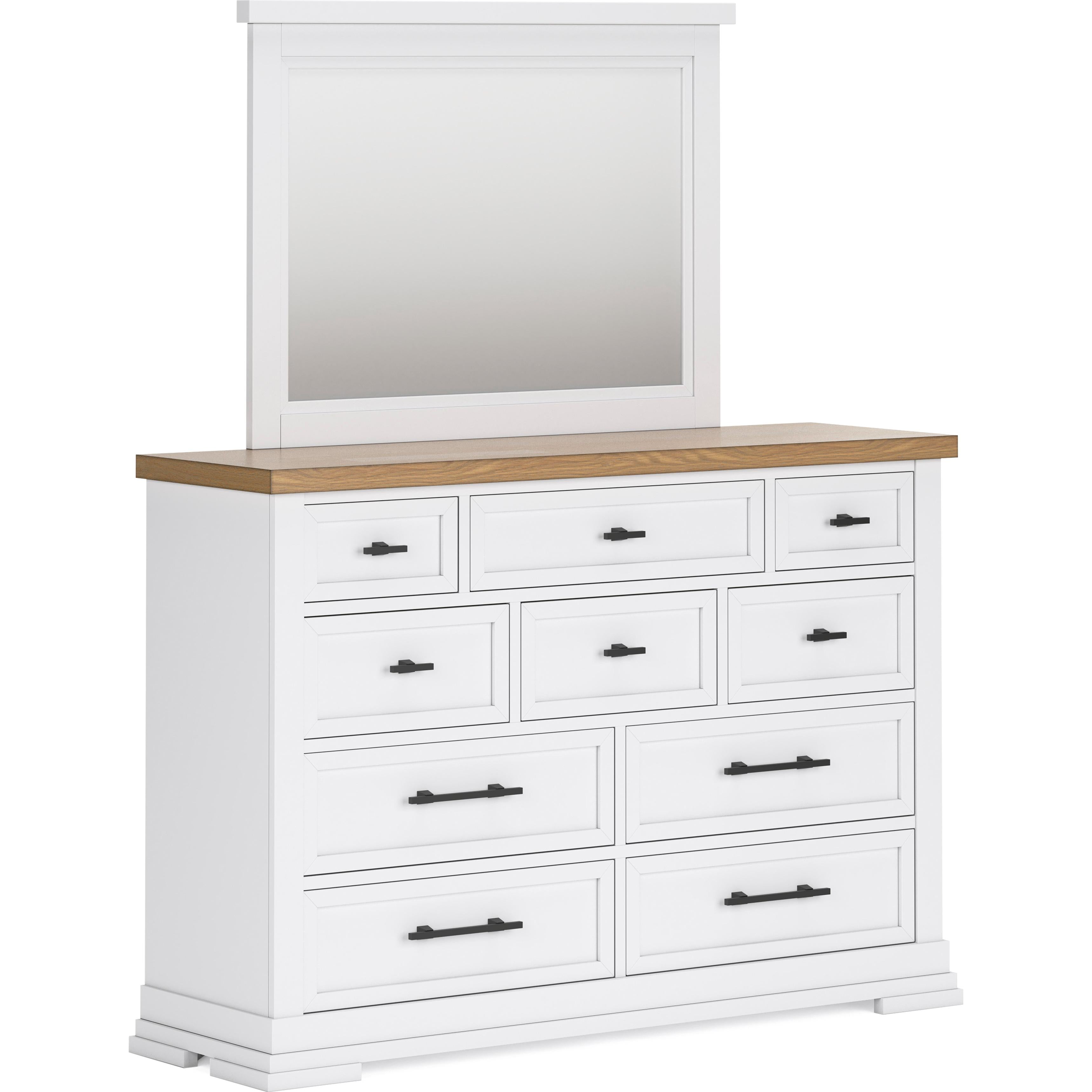 Benchcraft Ashbryn B844B1 Dresser and Mirror IMAGE 1
