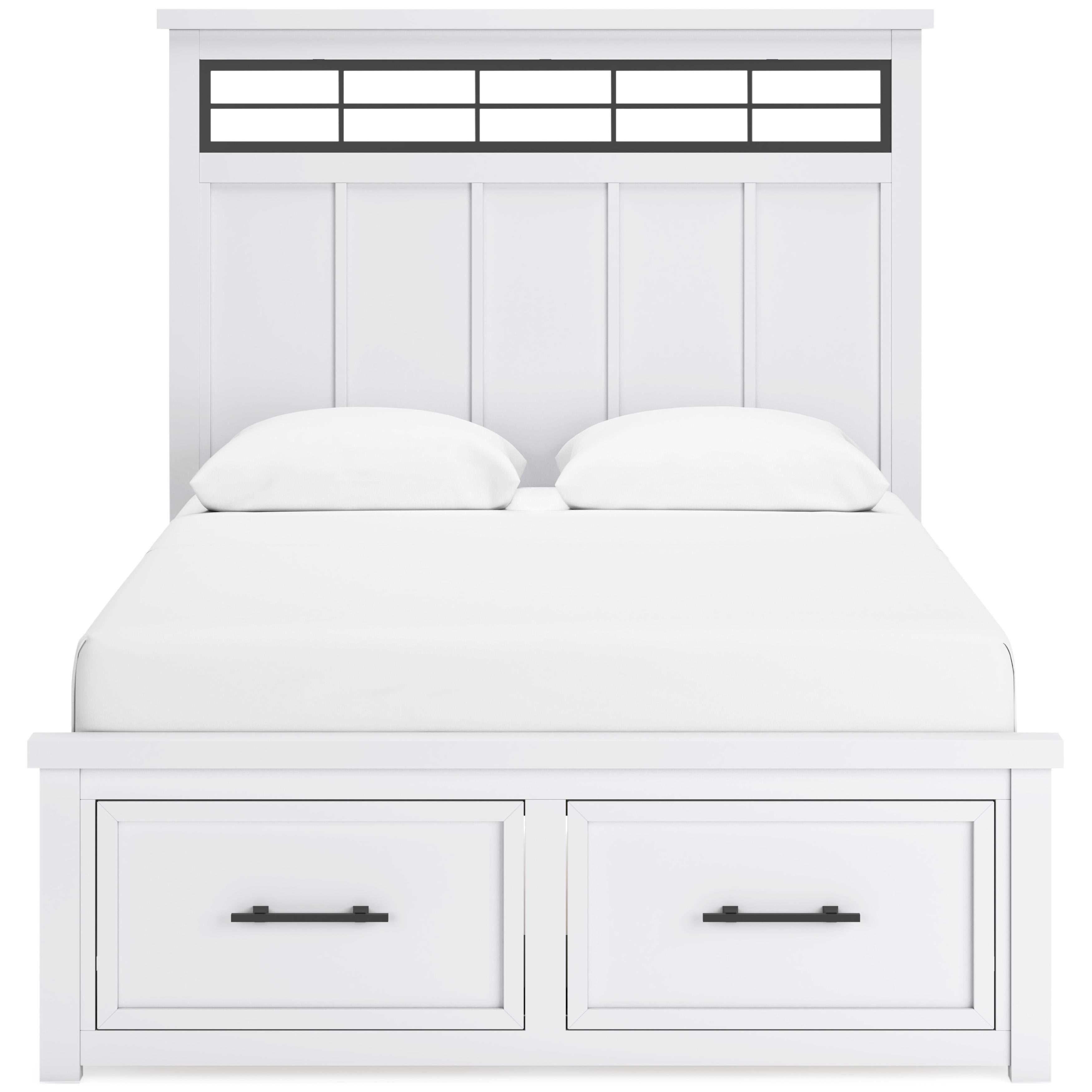 Benchcraft Ashbryn B844B2 Queen Panel Storage Bed IMAGE 2