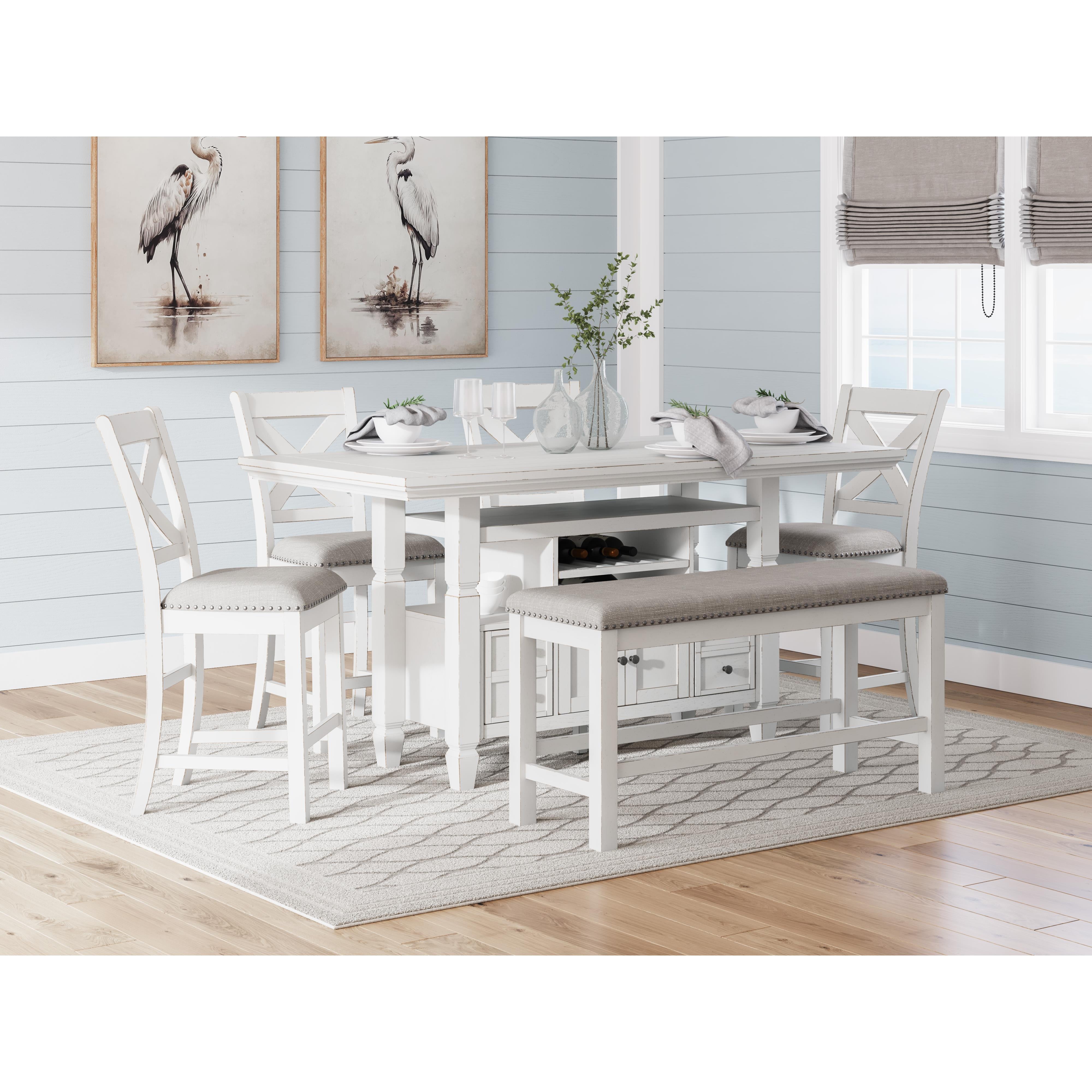 Signature Design by Ashley Robbinsdale D642-09 Double Counter Upholstered Bench IMAGE 11