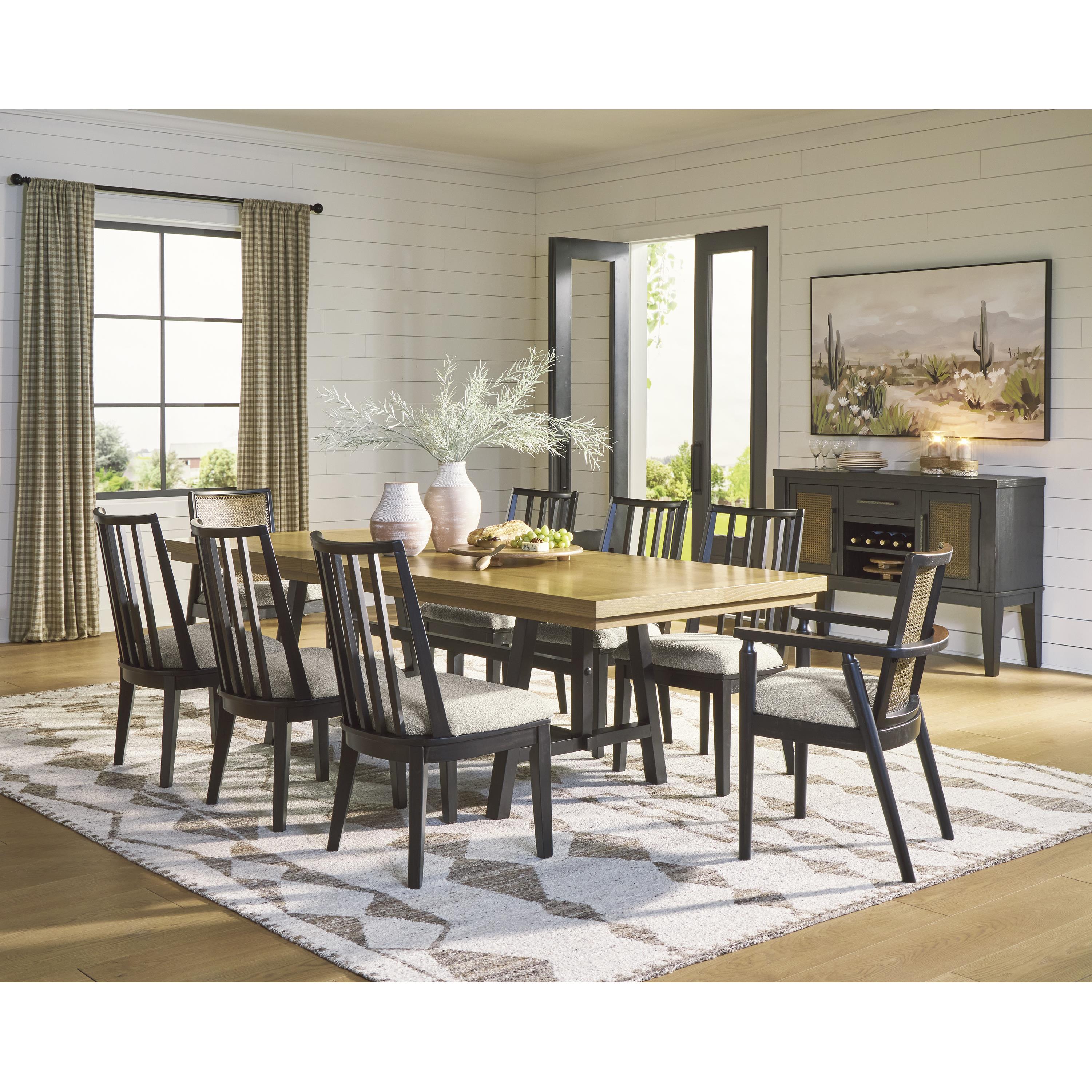 Signature Design by Ashley Galliden D841-02A Dining Upholstered Arm Chair IMAGE 10
