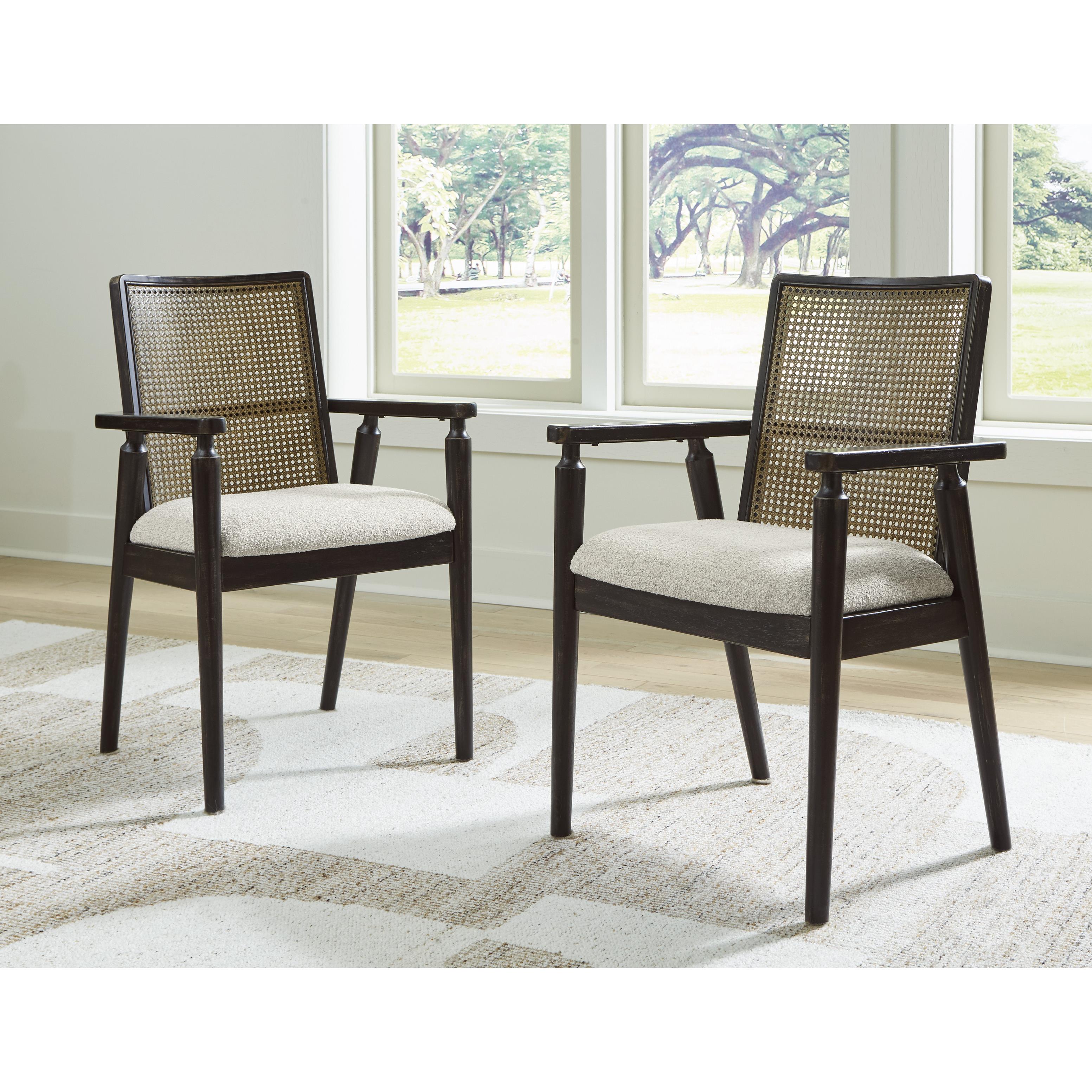 Signature Design by Ashley Galliden D841-02A Dining Upholstered Arm Chair IMAGE 5