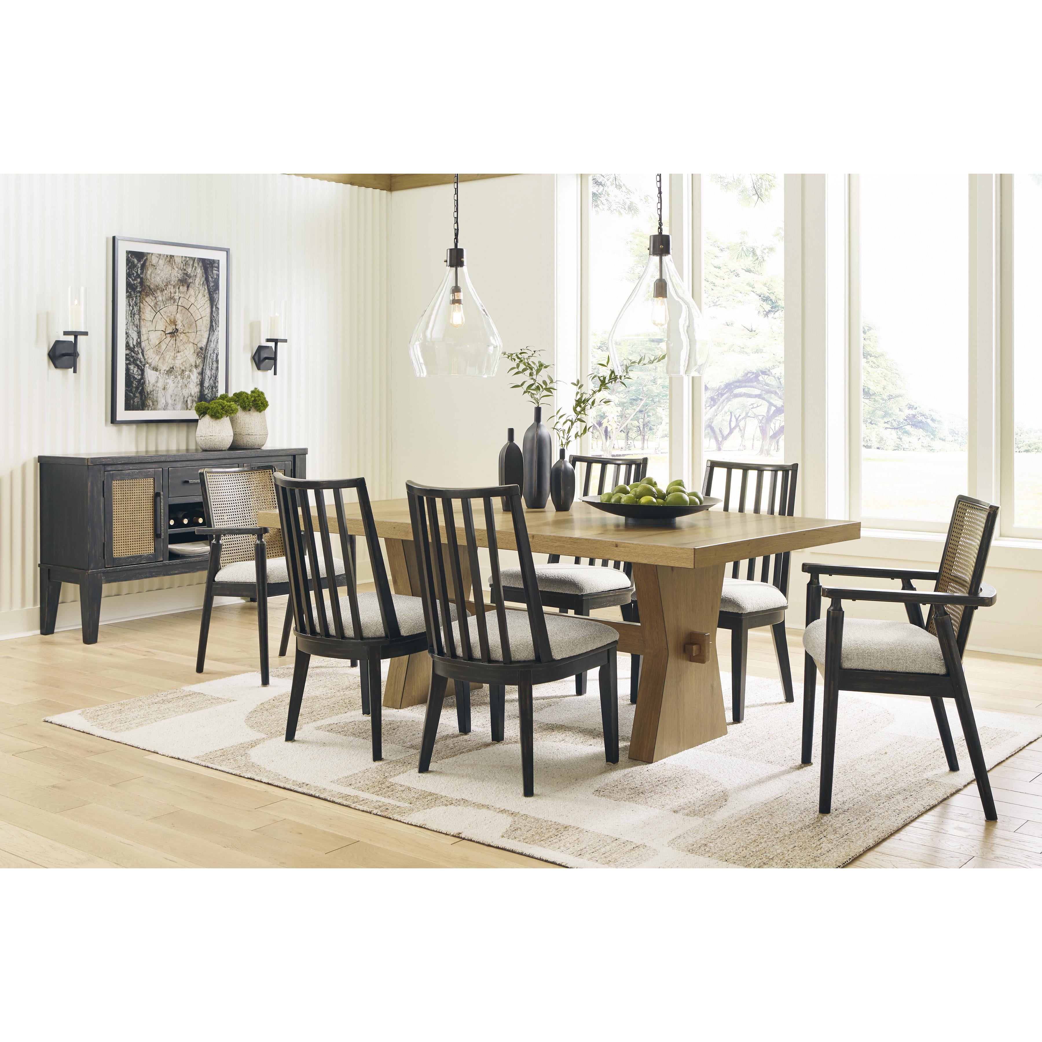 Signature Design by Ashley Galliden D841-02A Dining Upholstered Arm Chair IMAGE 7