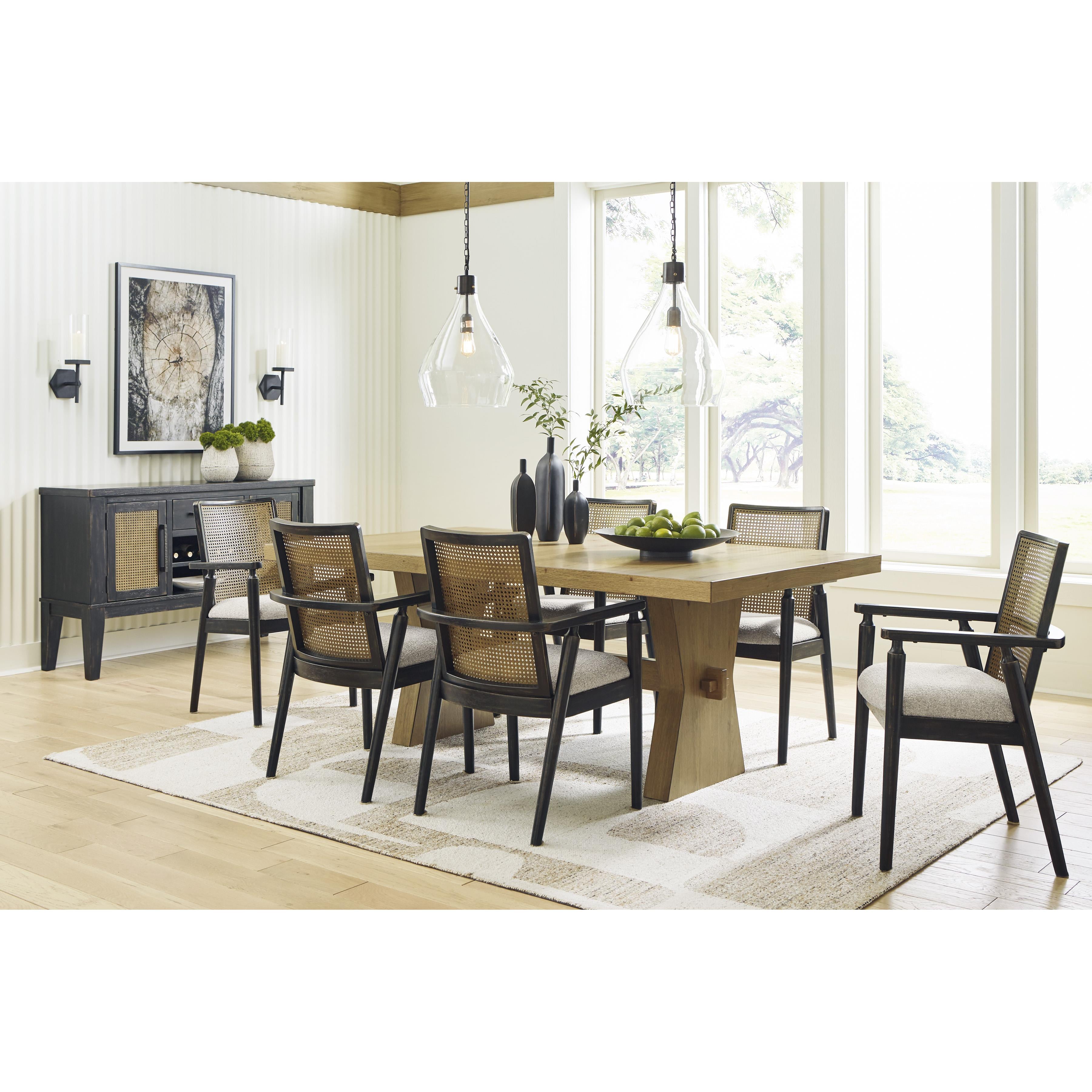 Signature Design by Ashley Galliden D841-02A Dining Upholstered Arm Chair IMAGE 9