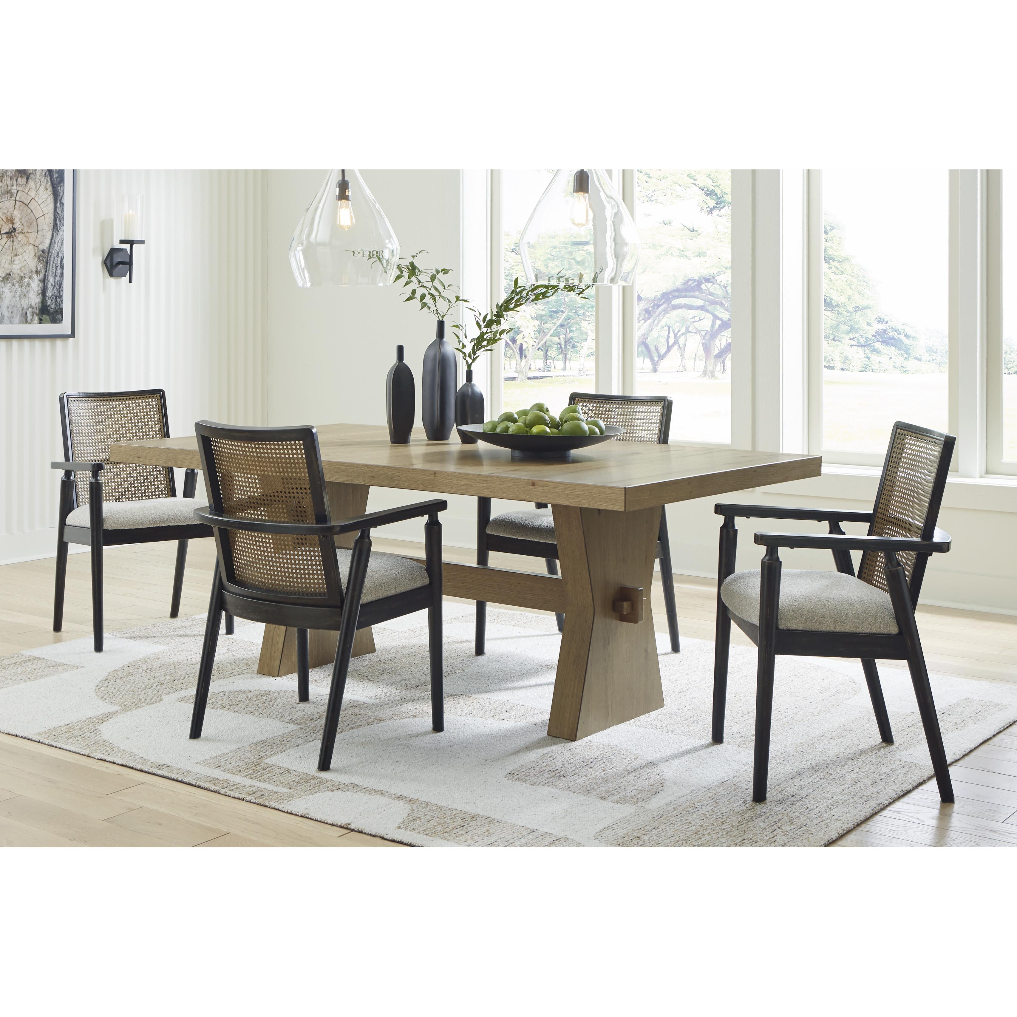 Signature Design by Ashley Galliden D841-45 Rectangular Dining Room Table IMAGE 10