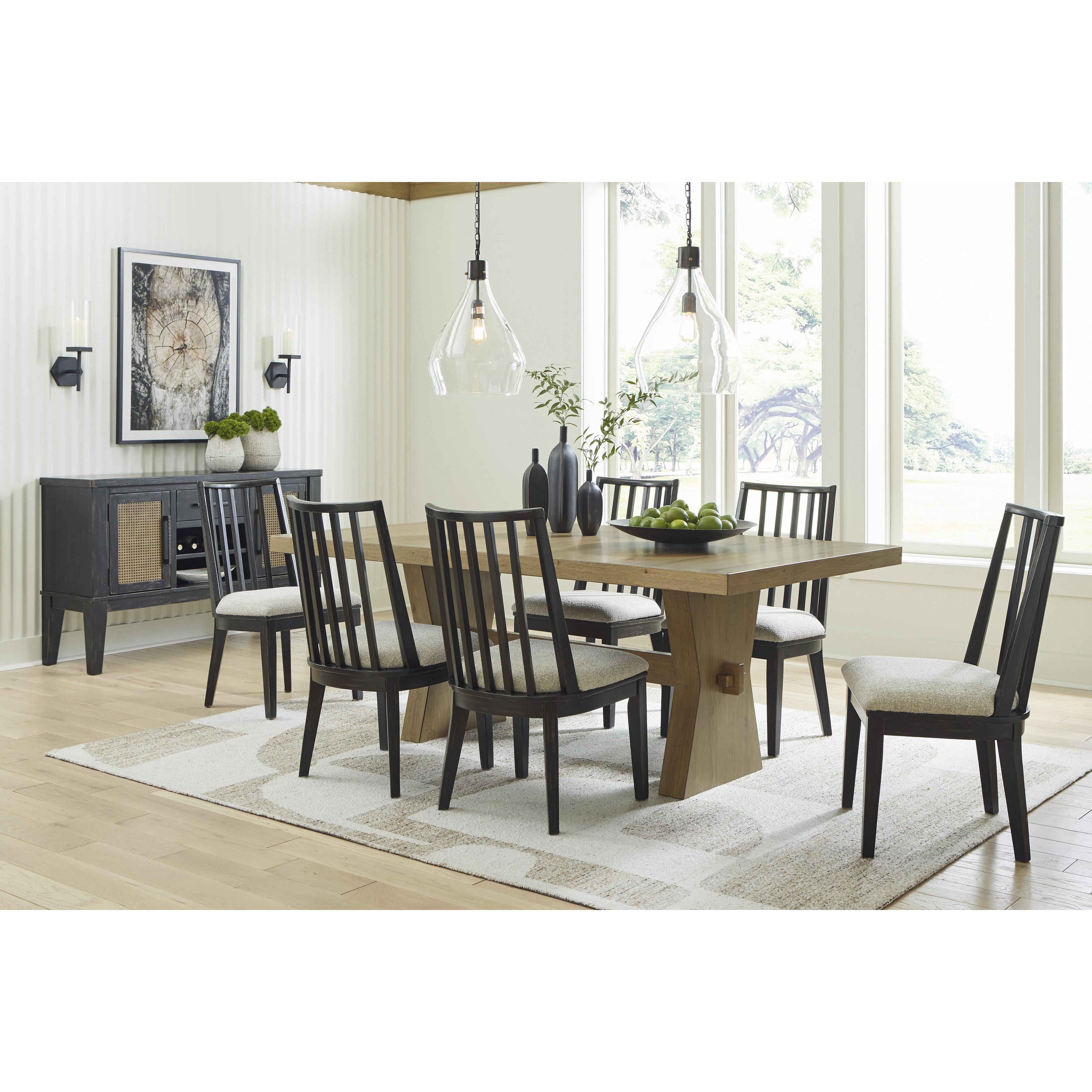 Signature Design by Ashley Galliden D841-45 Rectangular Dining Room Table IMAGE 11