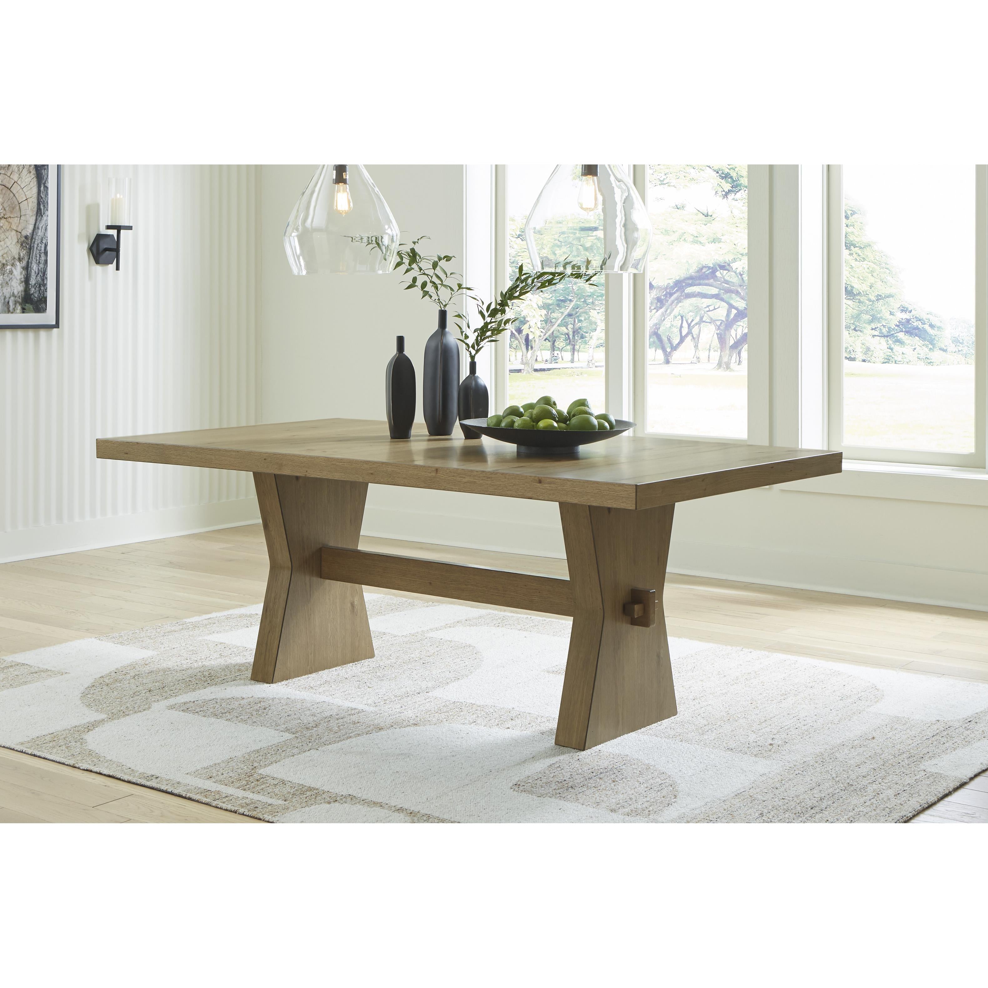 Signature Design by Ashley Galliden D841-45 Rectangular Dining Room Table IMAGE 5