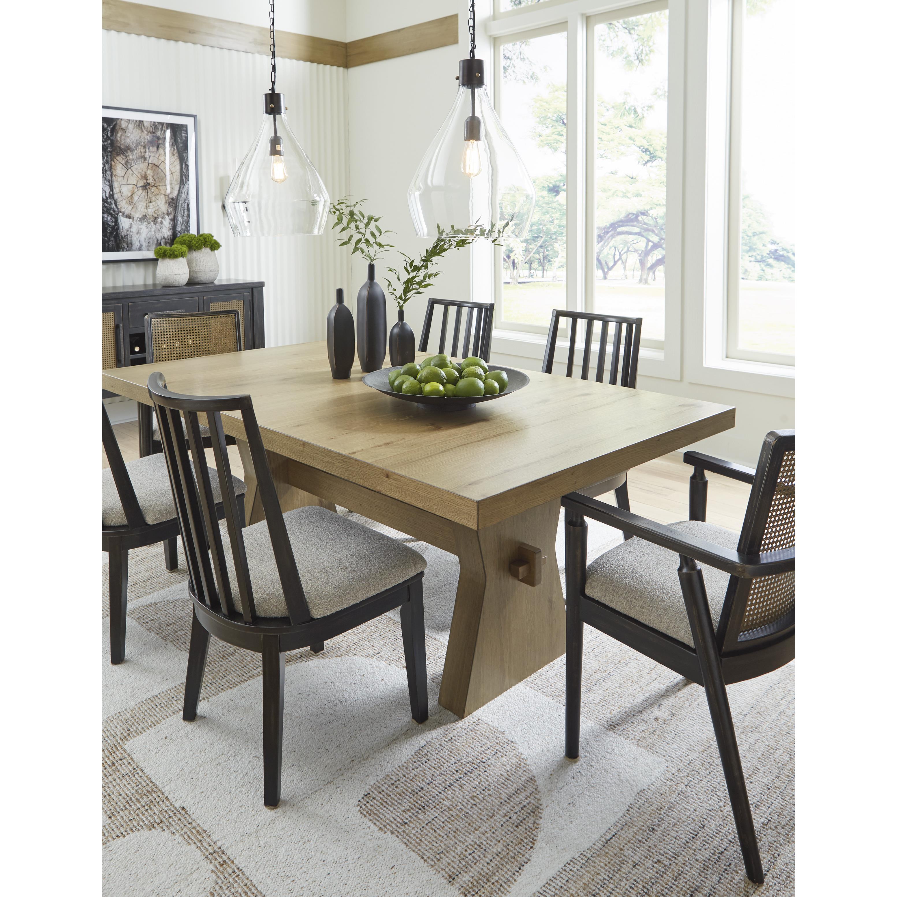 Signature Design by Ashley Galliden D841-45 Rectangular Dining Room Table IMAGE 7