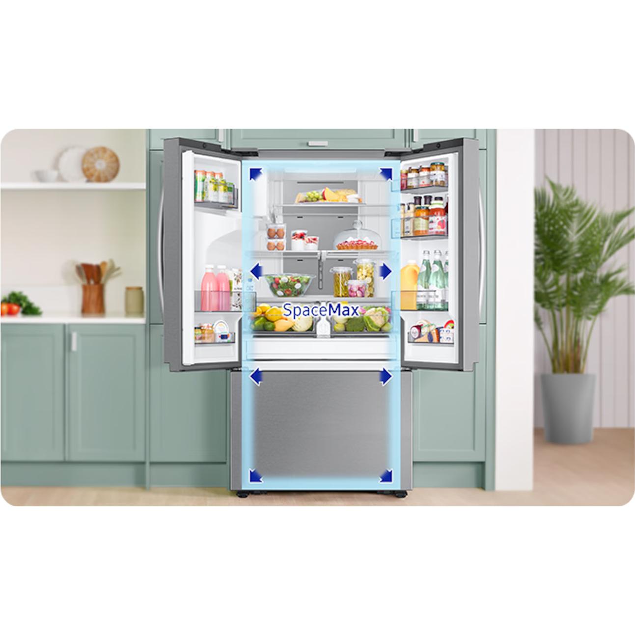 Samsung 36-inch, 31 cu. ft. French 3-Door Refrigerator with SmartThings Energy RF32CG5400SRAA IMAGE 12