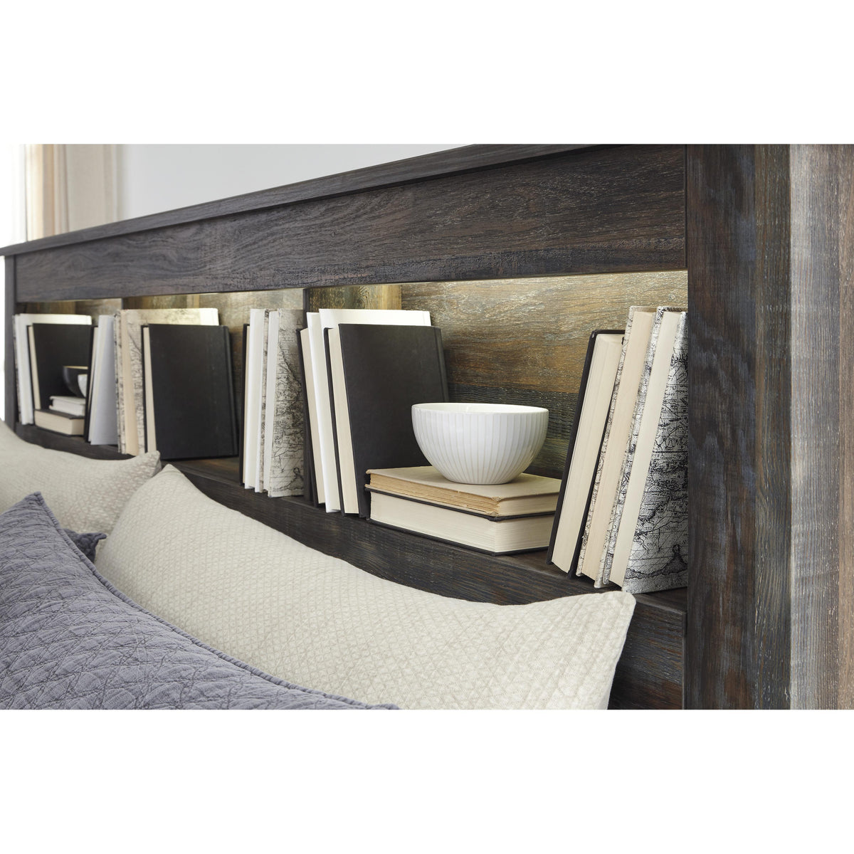 Signature Design by Ashley Drystan B211-65 Queen Bookcase Headboard IMAGE 4