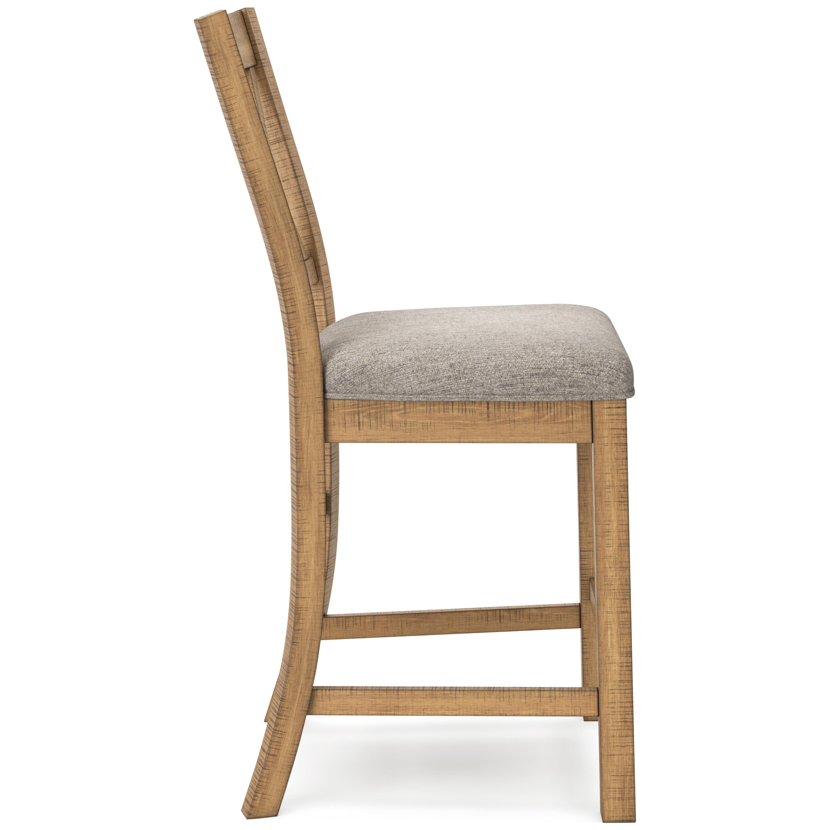 Signature Design by Ashley Havonplane D773-124 Upholstered Barstool IMAGE 3