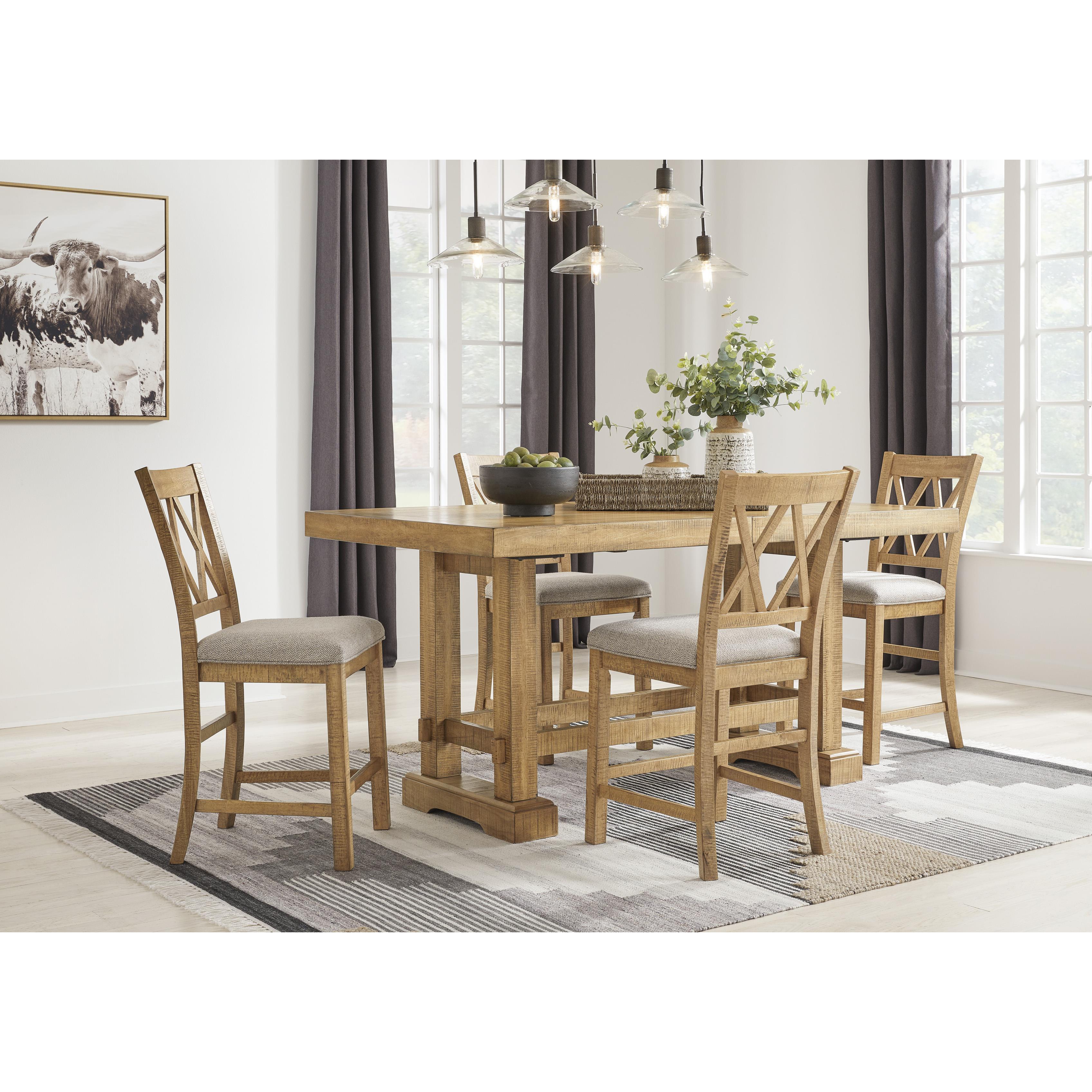 Signature Design by Ashley Havonplane D773-32 Rectangular Dining Room Counter Extension Table IMAGE 12