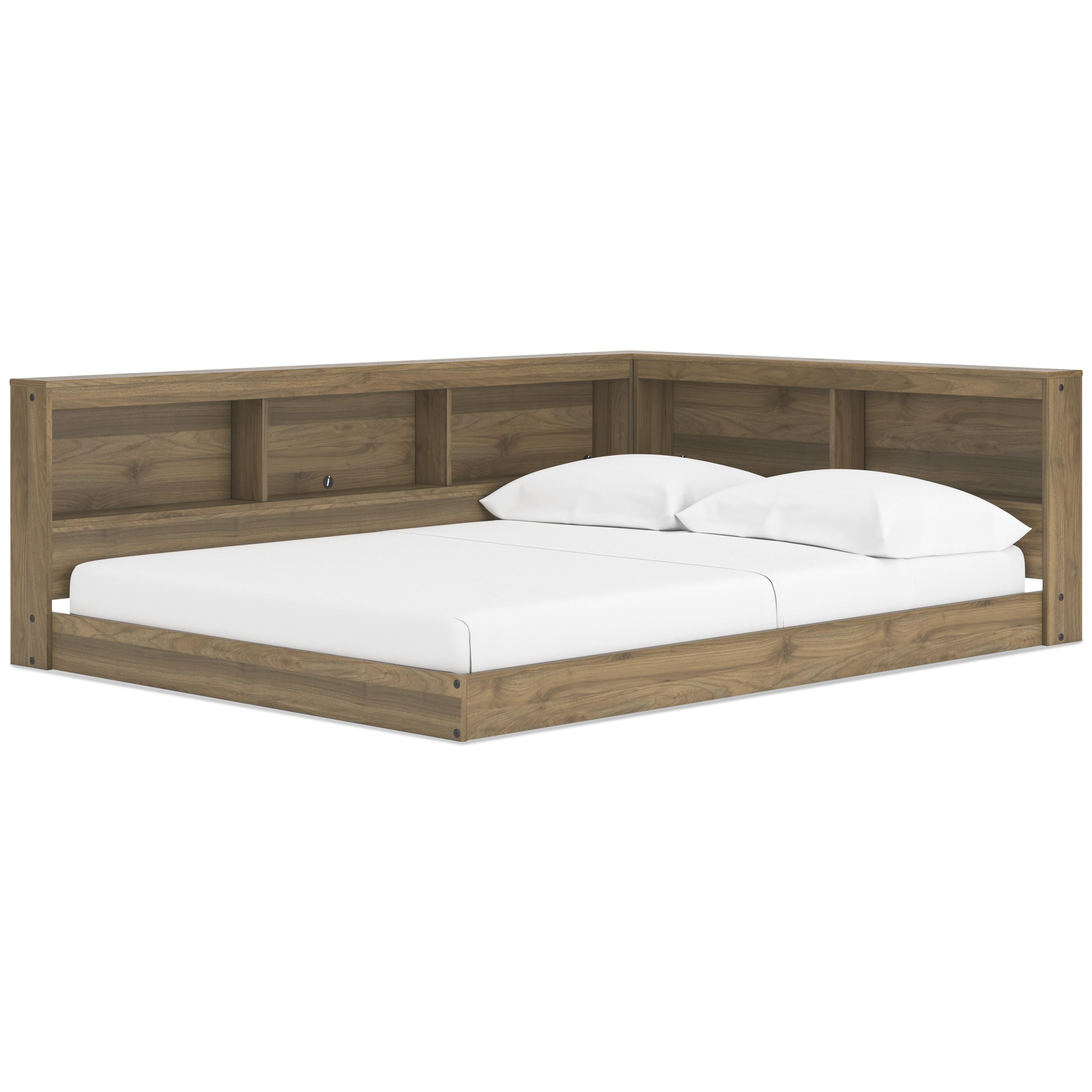 Signature Design by Ashley Deanlow EB1866B5 Full Bookcase Storage Bed IMAGE 1