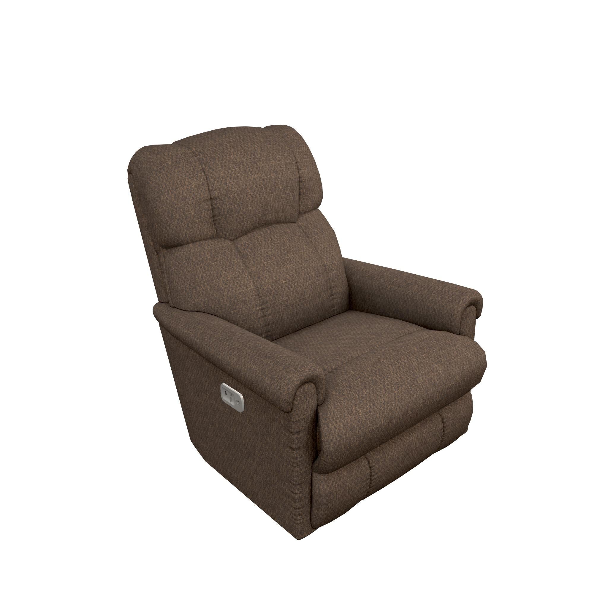 La-Z-Boy Pinnacle Power Rocking Recliner w/ Headrest - Espresso IMAGE 1