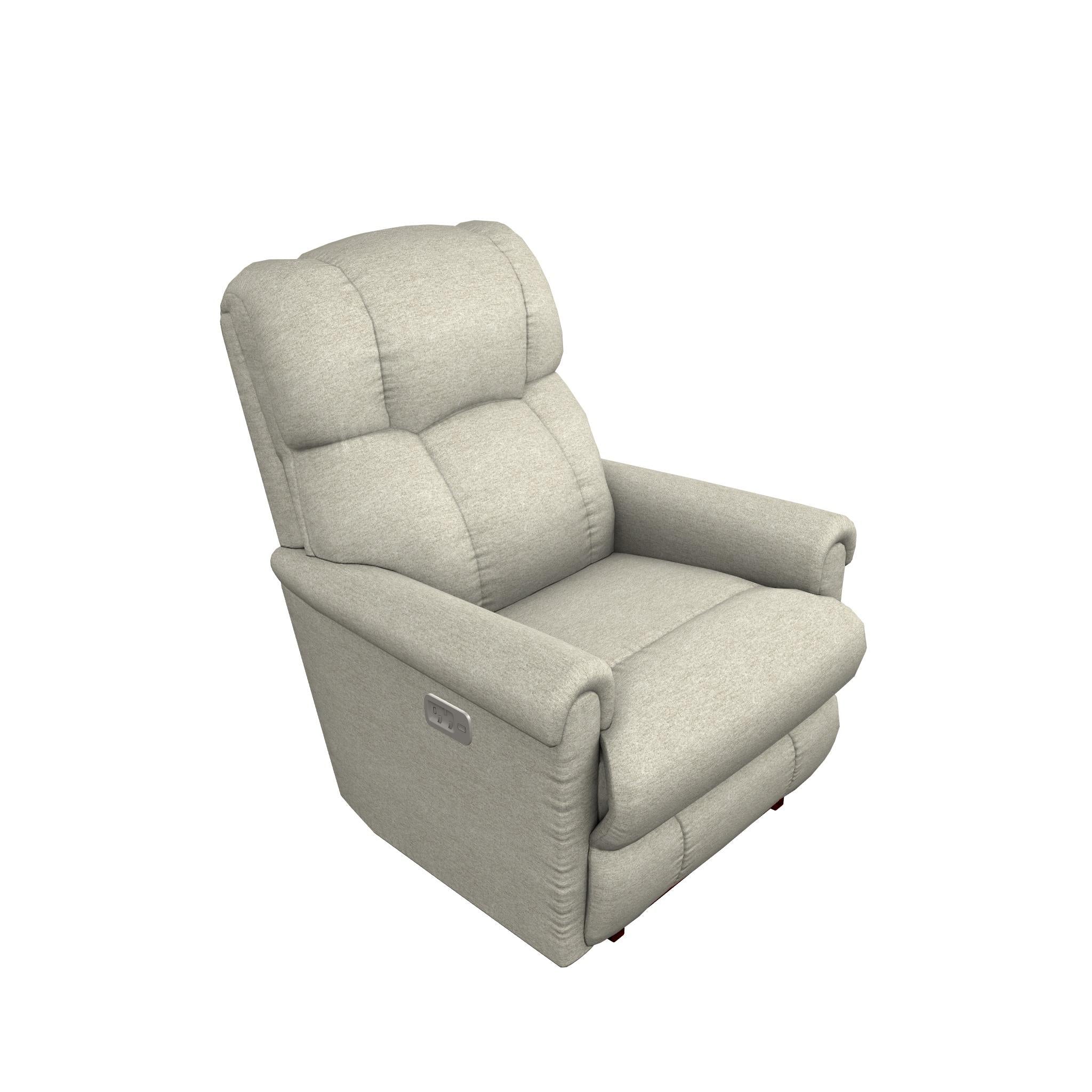 La-Z-Boy Pinnacle Power Rocking Recliner w/ Headrest & Lumbar - Antique IMAGE 2