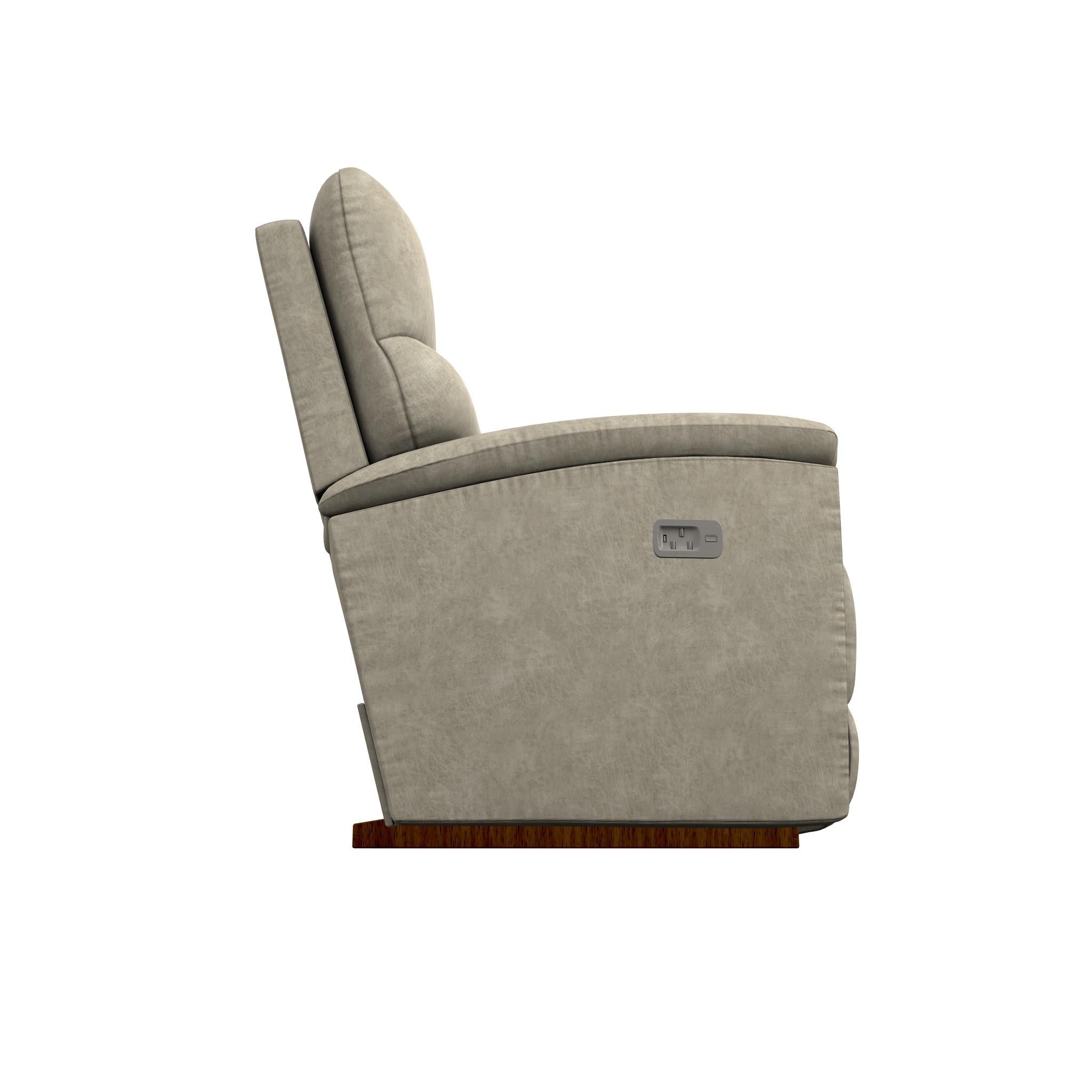 La-Z-Boy Trouper Power Rocking Recliner w/ Headrest & Lumbar - Stucco IMAGE 3