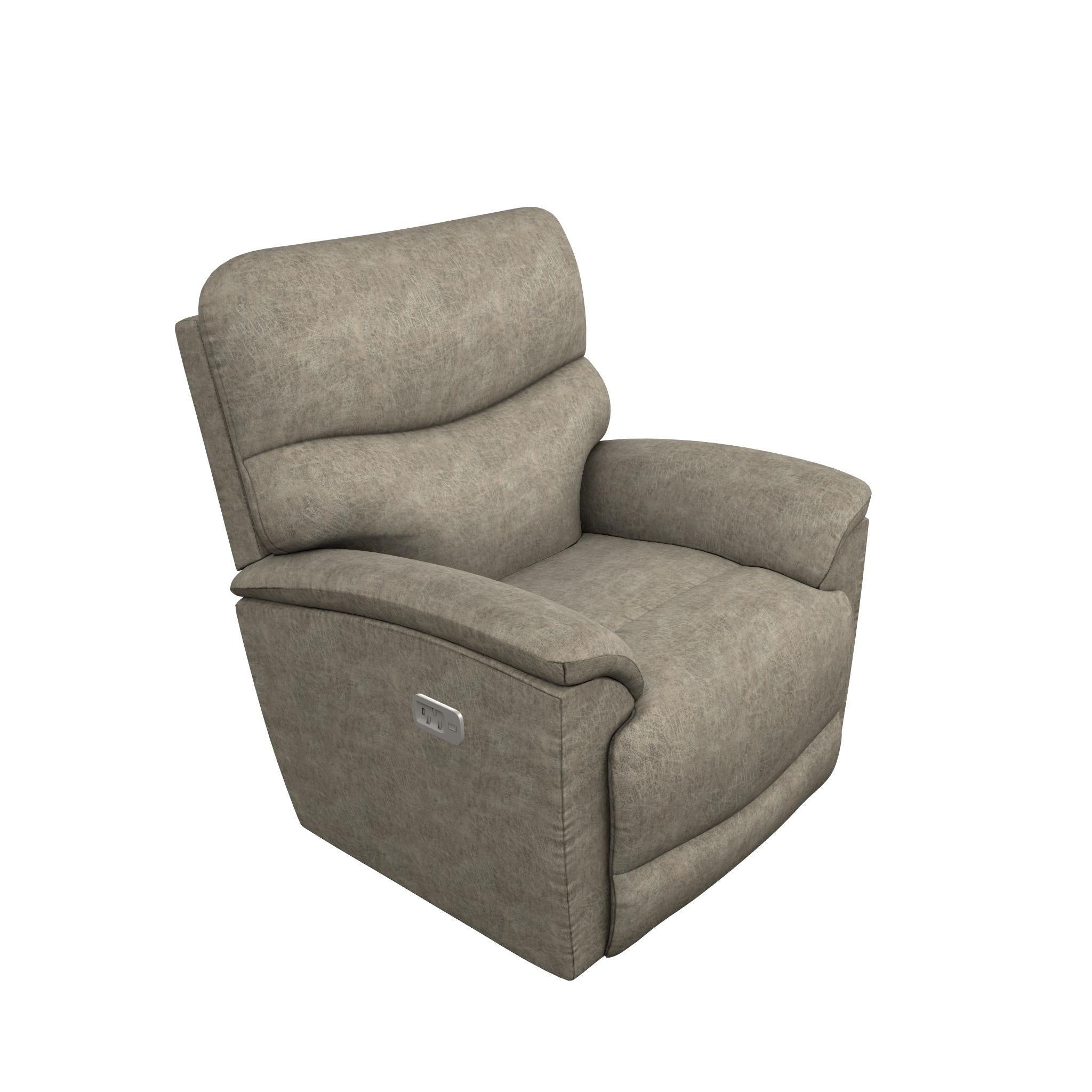 La-Z-Boy Trouper Power Rocking Recliner w/ Headrest & Lumbar - Sable IMAGE 1