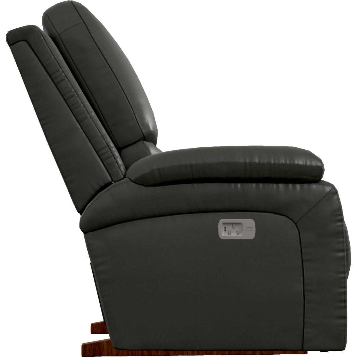 La-Z-Boy Greyson Power Rocking Recliner with Headrest and Lumbar - Shitake IMAGE 3
