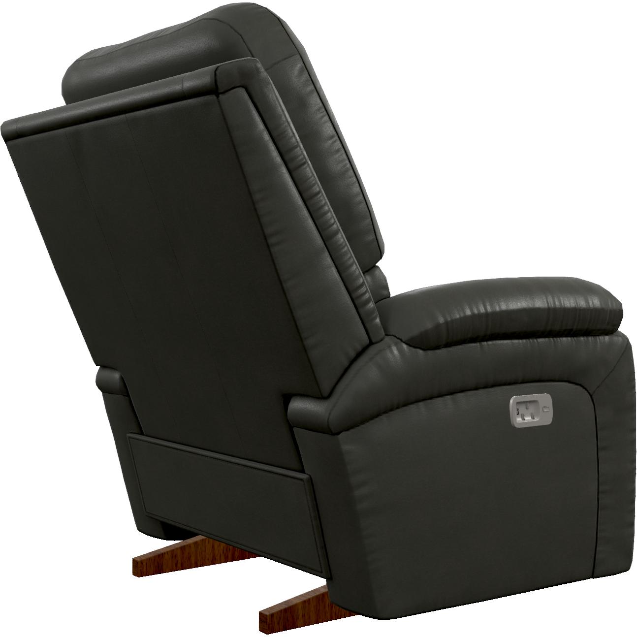 La-Z-Boy Greyson Power Rocking Recliner with Headrest and Lumbar - Shitake IMAGE 4