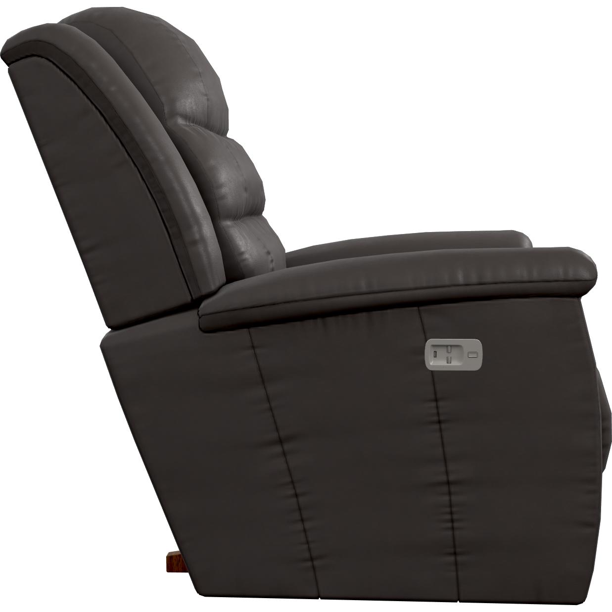La-Z-Boy Redwood Power Rocking Recliner w/ Headrest - Chocolate IMAGE 3
