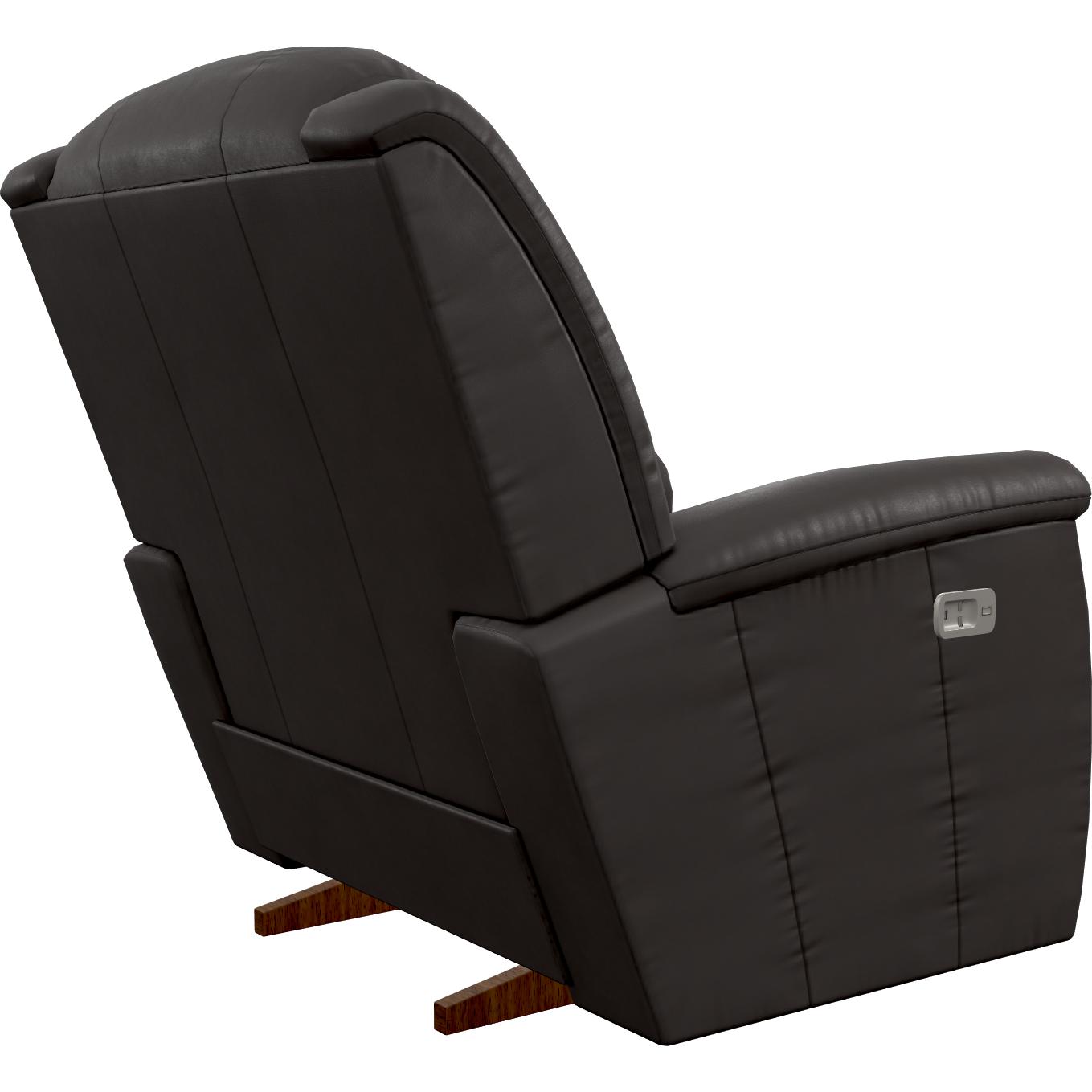 La-Z-Boy Redwood Power Rocking Recliner w/ Headrest - Chocolate IMAGE 4