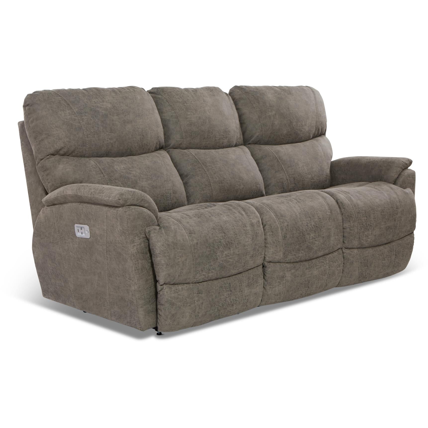 La-Z-Boy Trouper Power Reclining Sofa w/ Headrest - Sable IMAGE 2