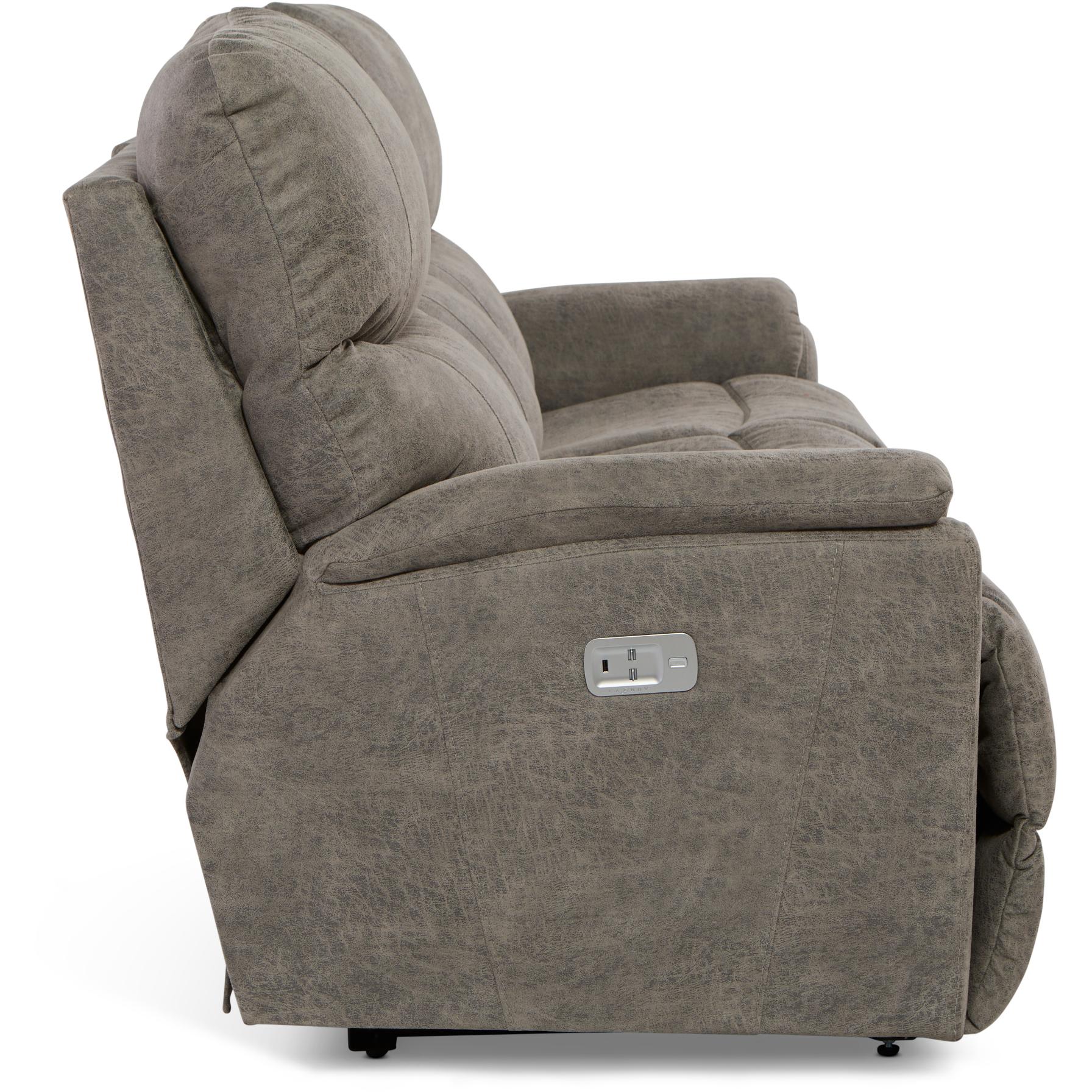 La-Z-Boy Trouper Power Reclining Sofa w/ Headrest - Sable IMAGE 3