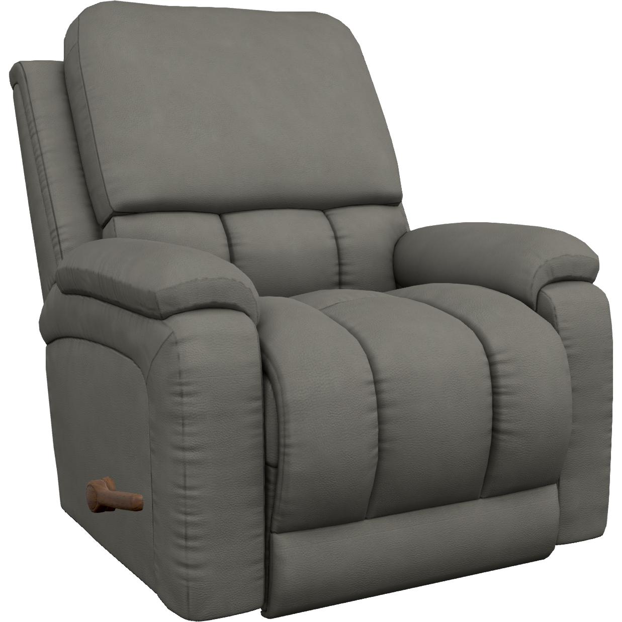 La-Z-Boy Greyson Rocking Recliner - Blue Grey IMAGE 1