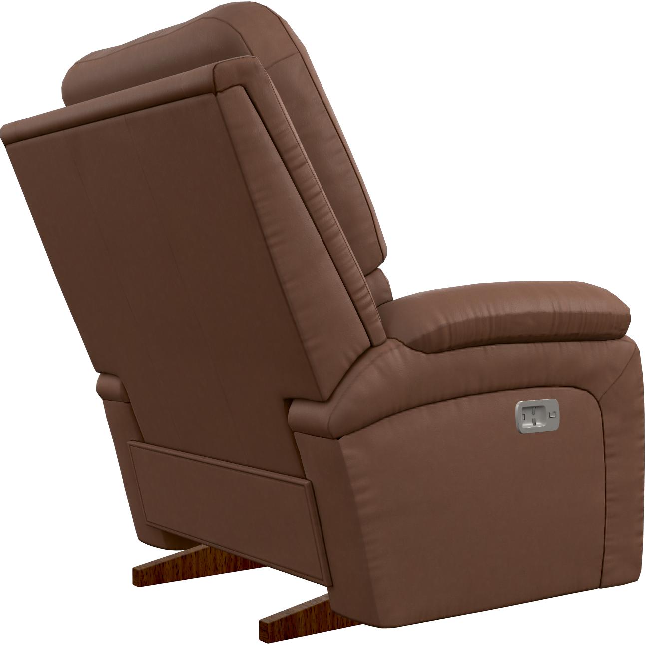 La-Z-Boy Greyson Power Rocking Recliner w/ Headrest - Caramel IMAGE 4