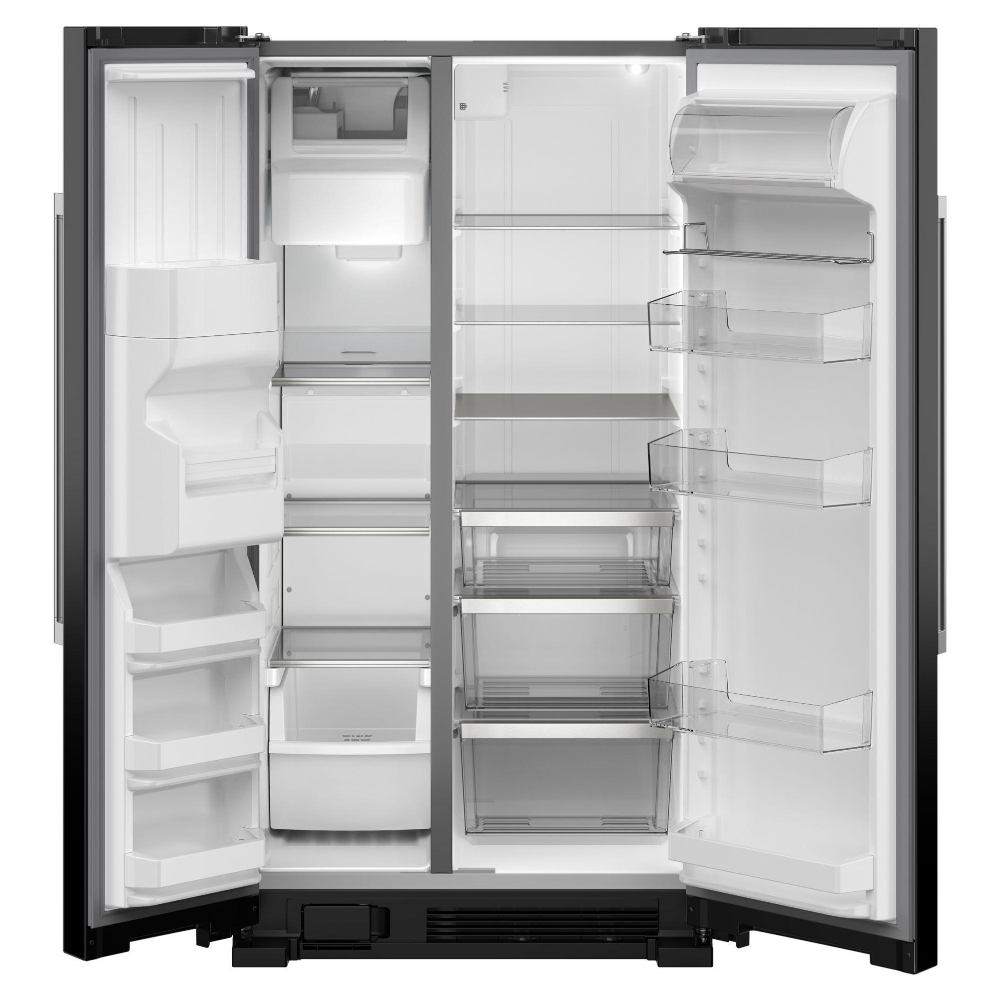 Maytag 36 in. 25 cu. ft. Side-by-Side Refrigerator MRSF4036PB IMAGE 2