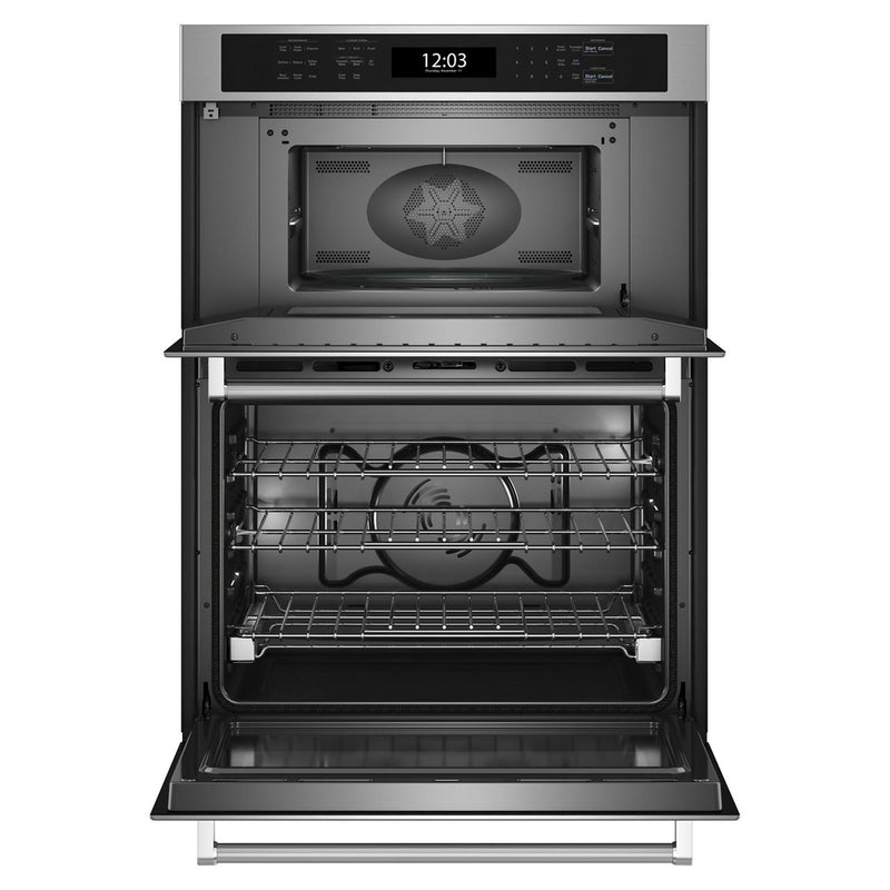 KitchenAid 27-inch, 5.7 cu. ft. Built-in Combination Wall Oven with Microwave with Air Fry KOEC527PSS IMAGE 2