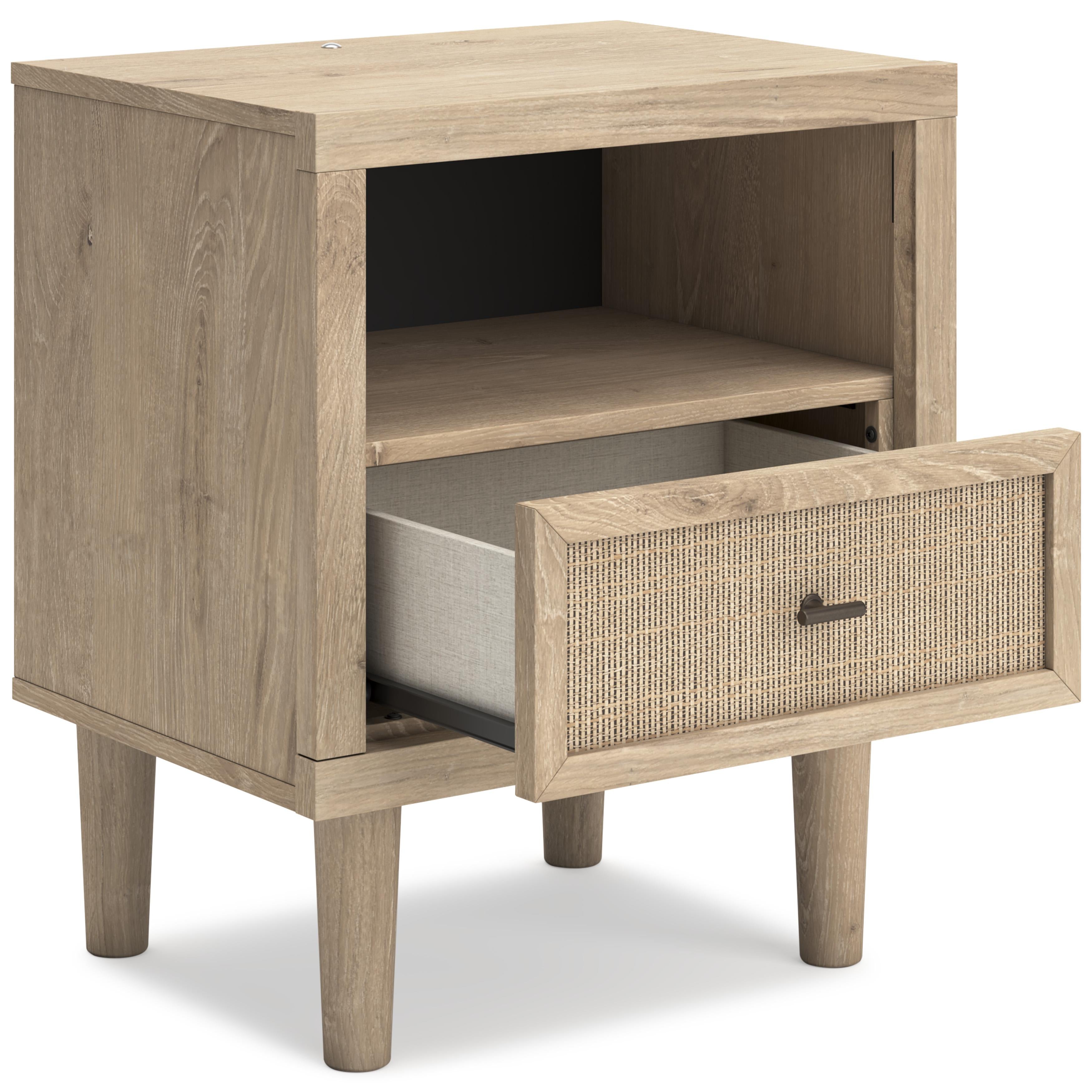 Signature Design by Ashley Cielden B1199-91 One Drawer Night Stand IMAGE 2