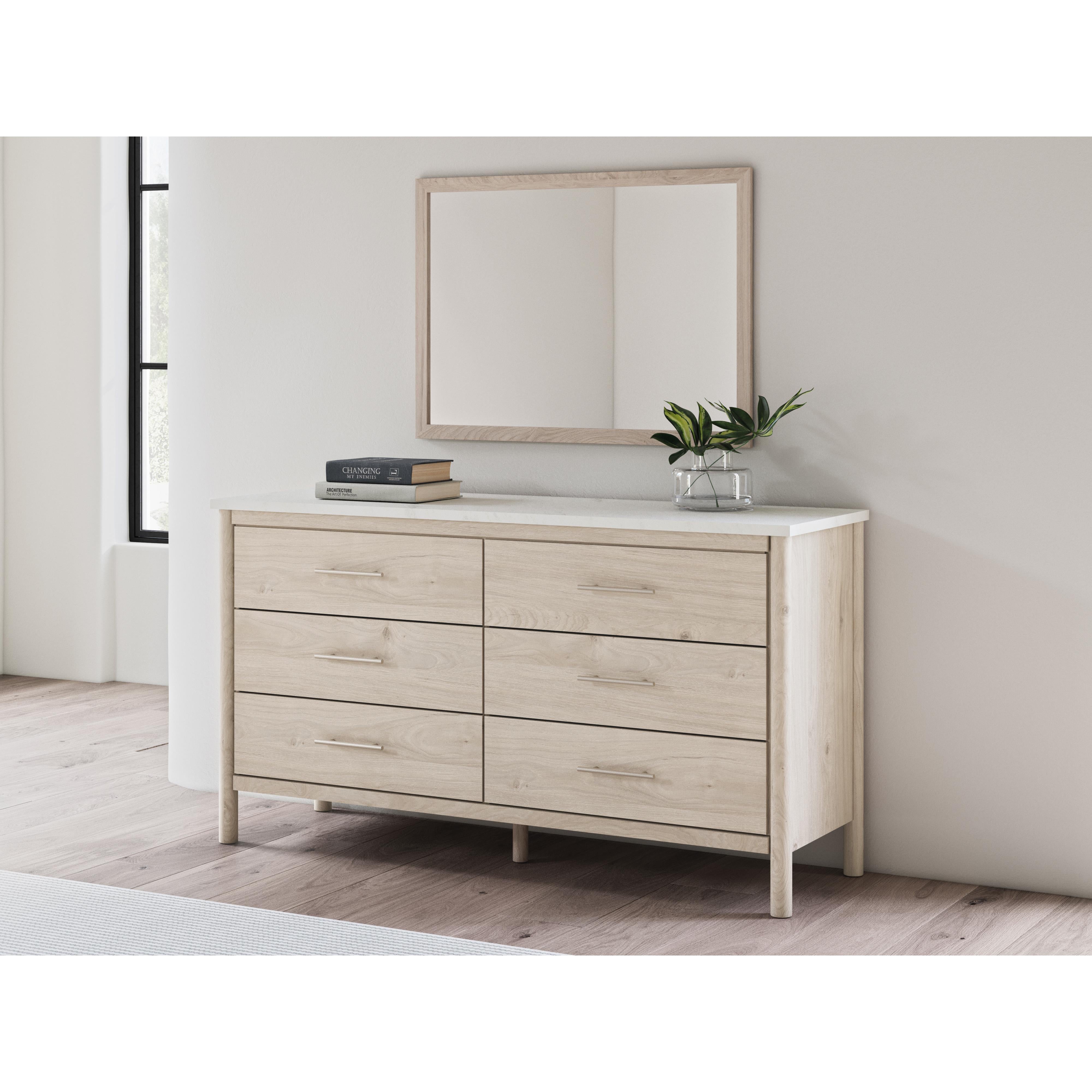Signature Design by Ashley Cadmori Dresser with Mirror B2615-231/B2615-36 IMAGE 6